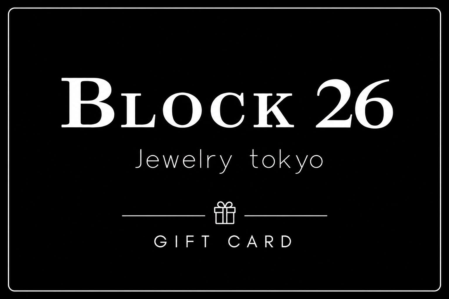 BLOCK26 GIFT CARD