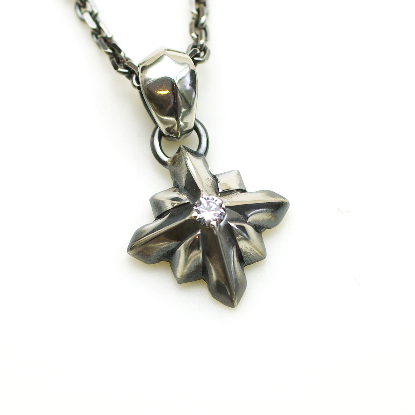 TRIPLE X STUDS SHAPE PENDANT