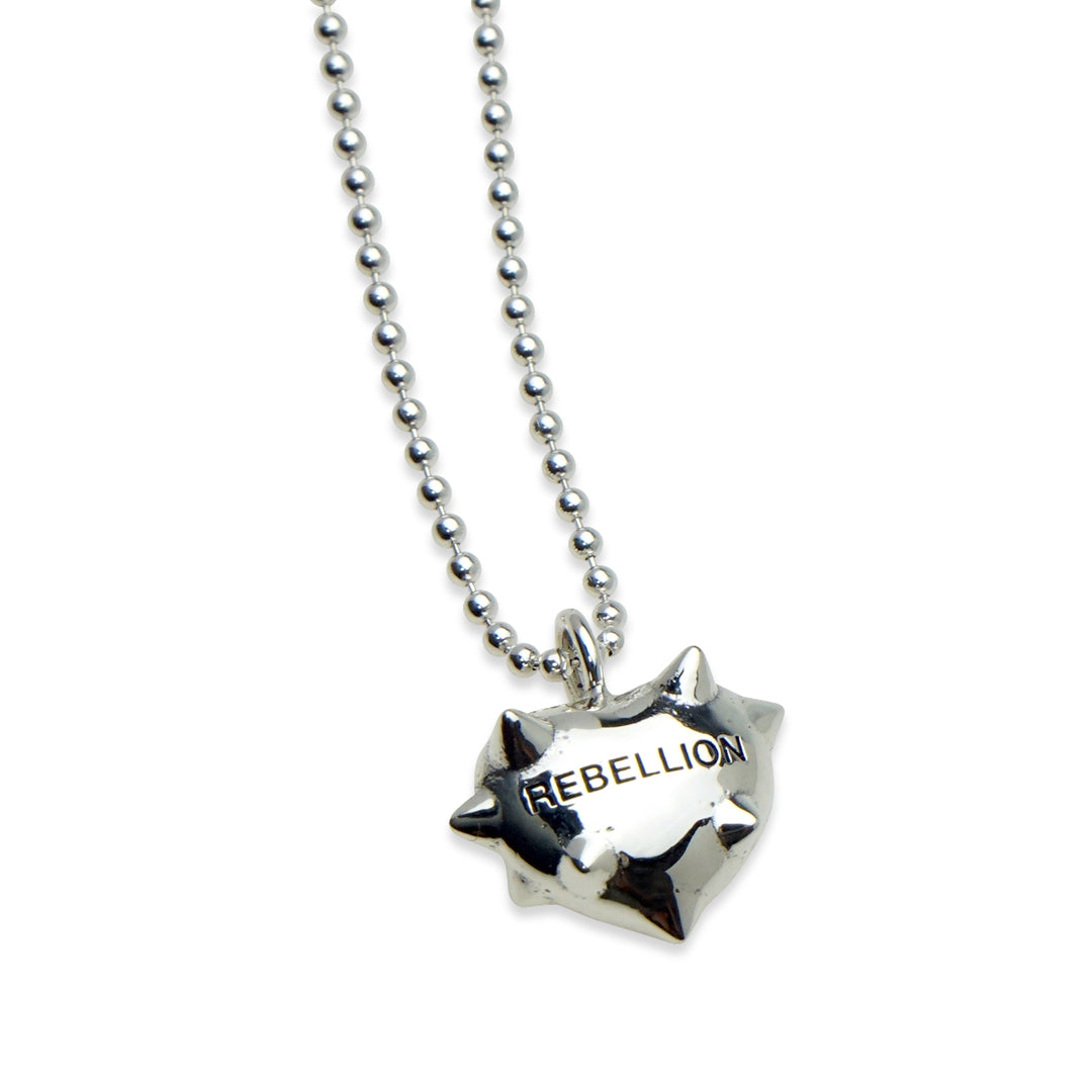 OFF THE WALL REBELLION HEART PENDANT
