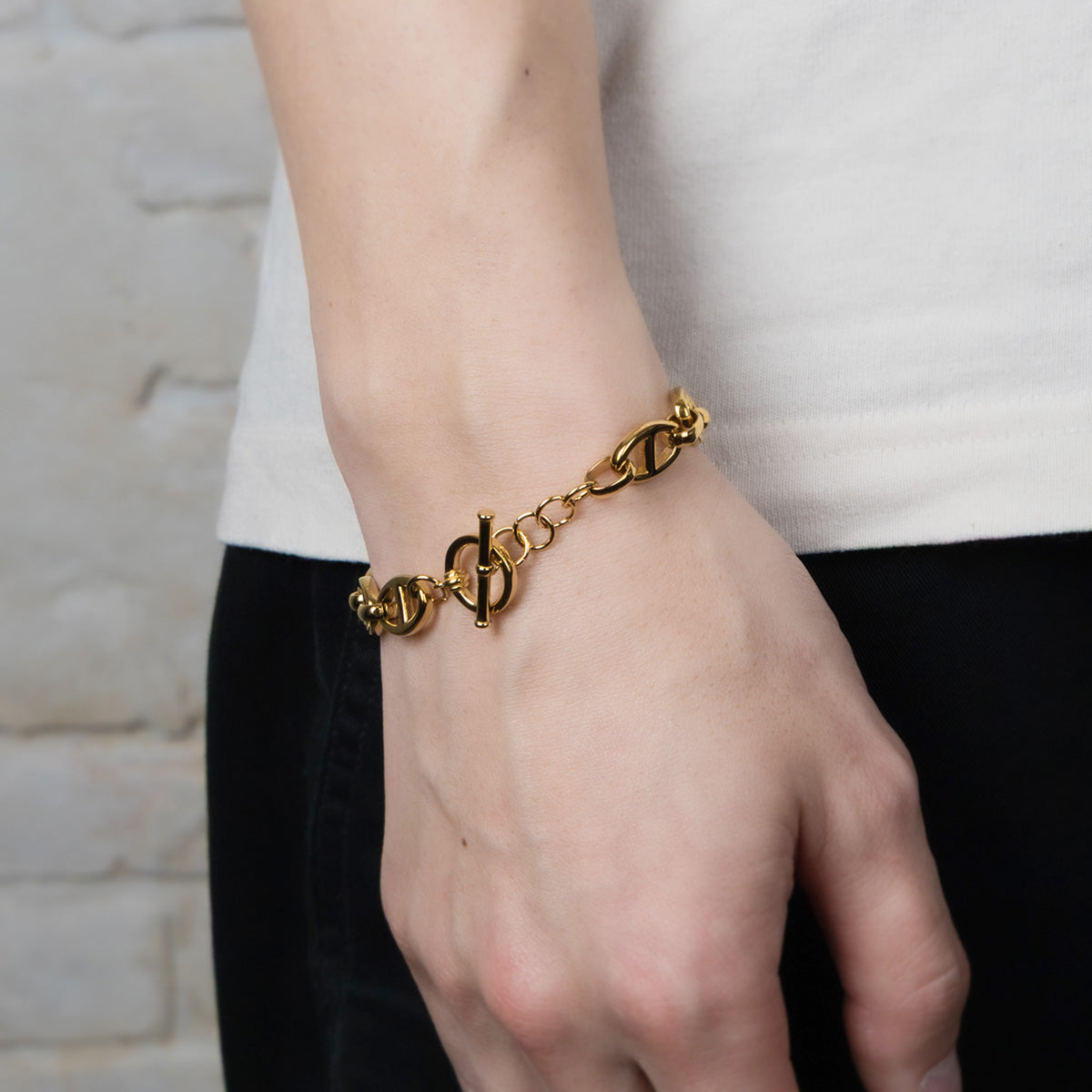 Anchor Chain Bracelet (L)