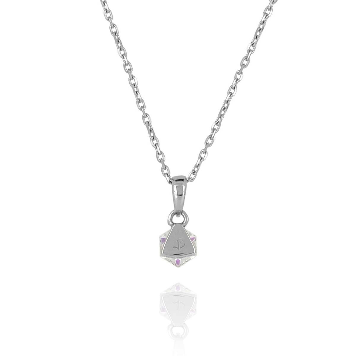 Premium Crystal Cube Necklace (S)