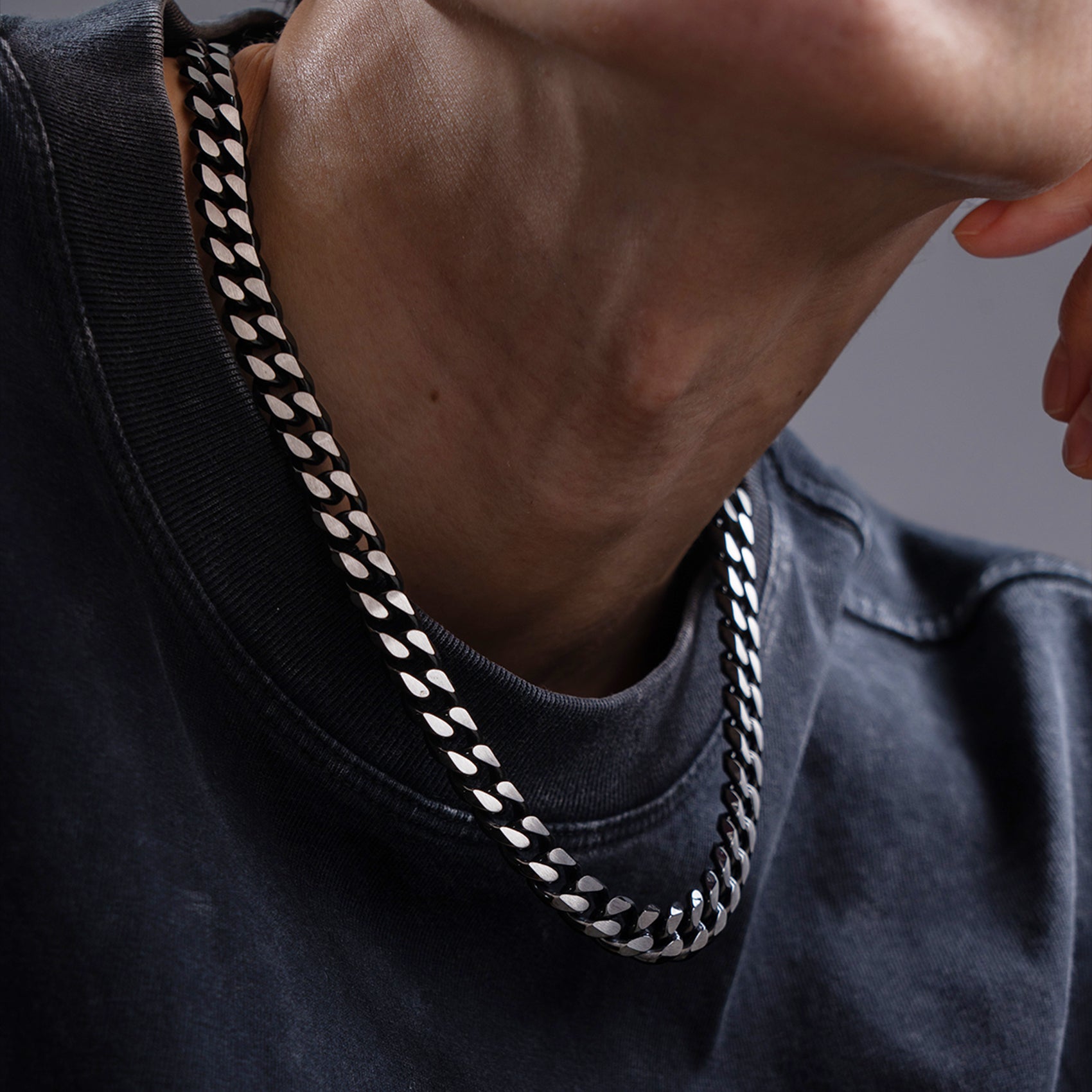Black Chain Necklace