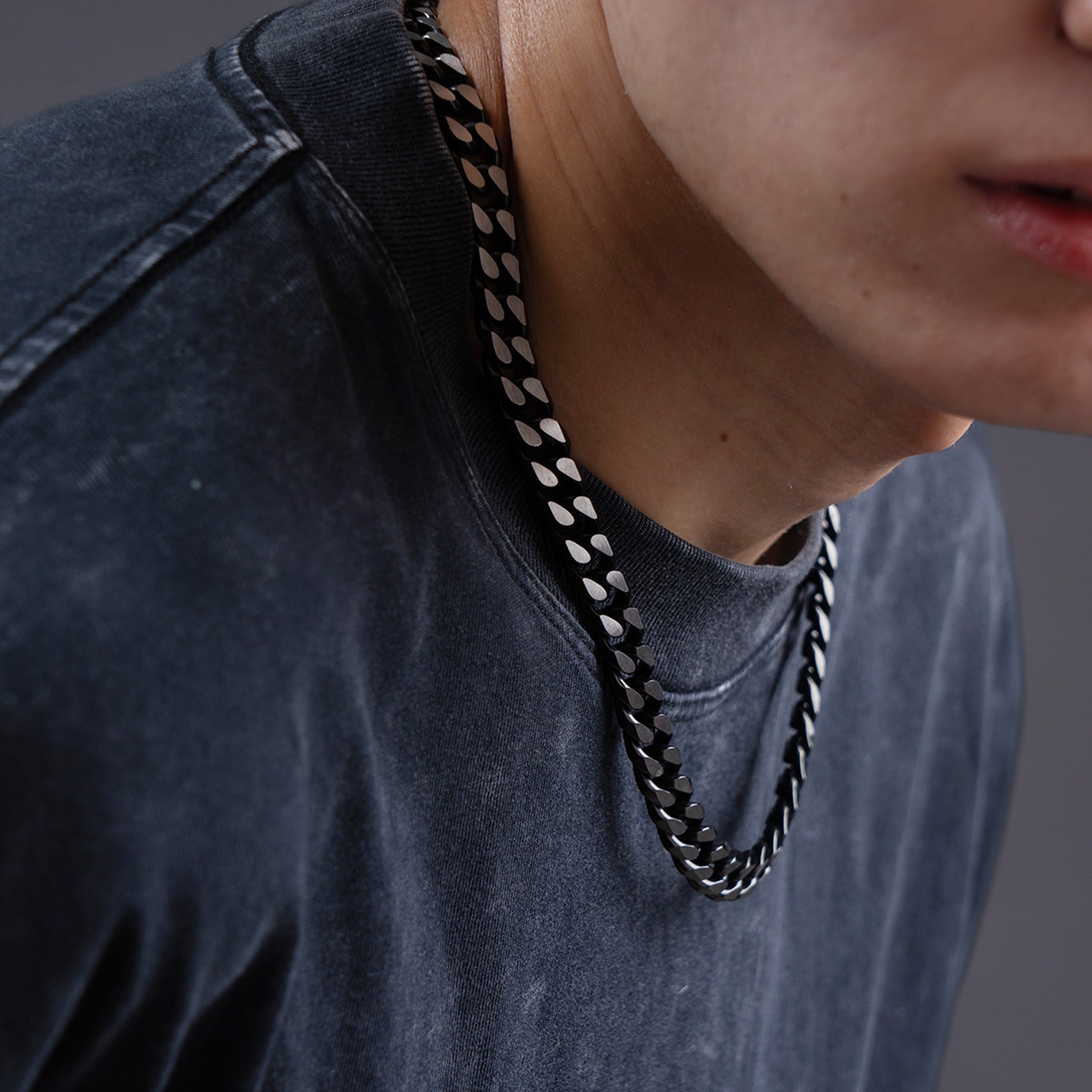 Black Chain Necklace