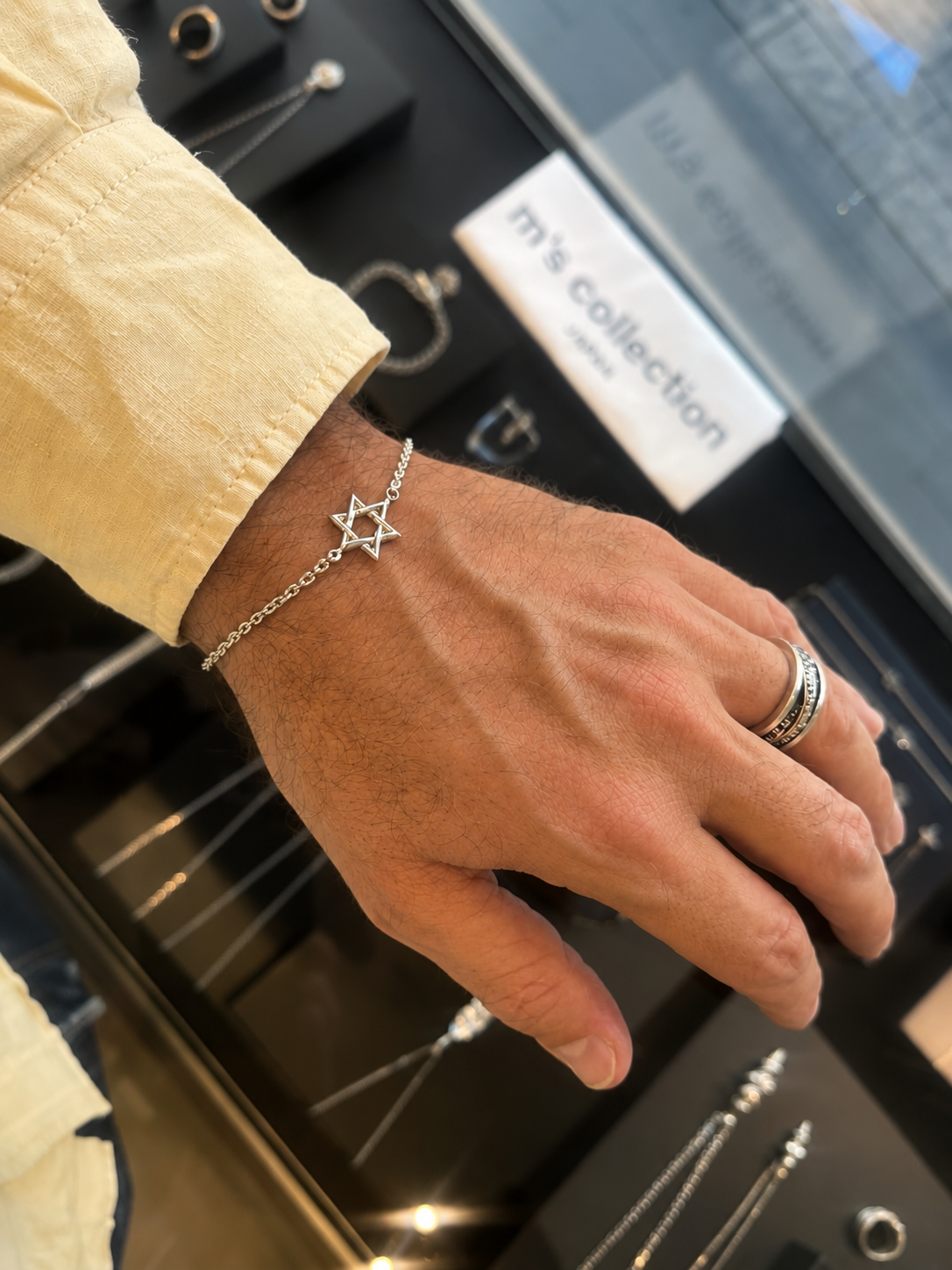 Star of David bracelet