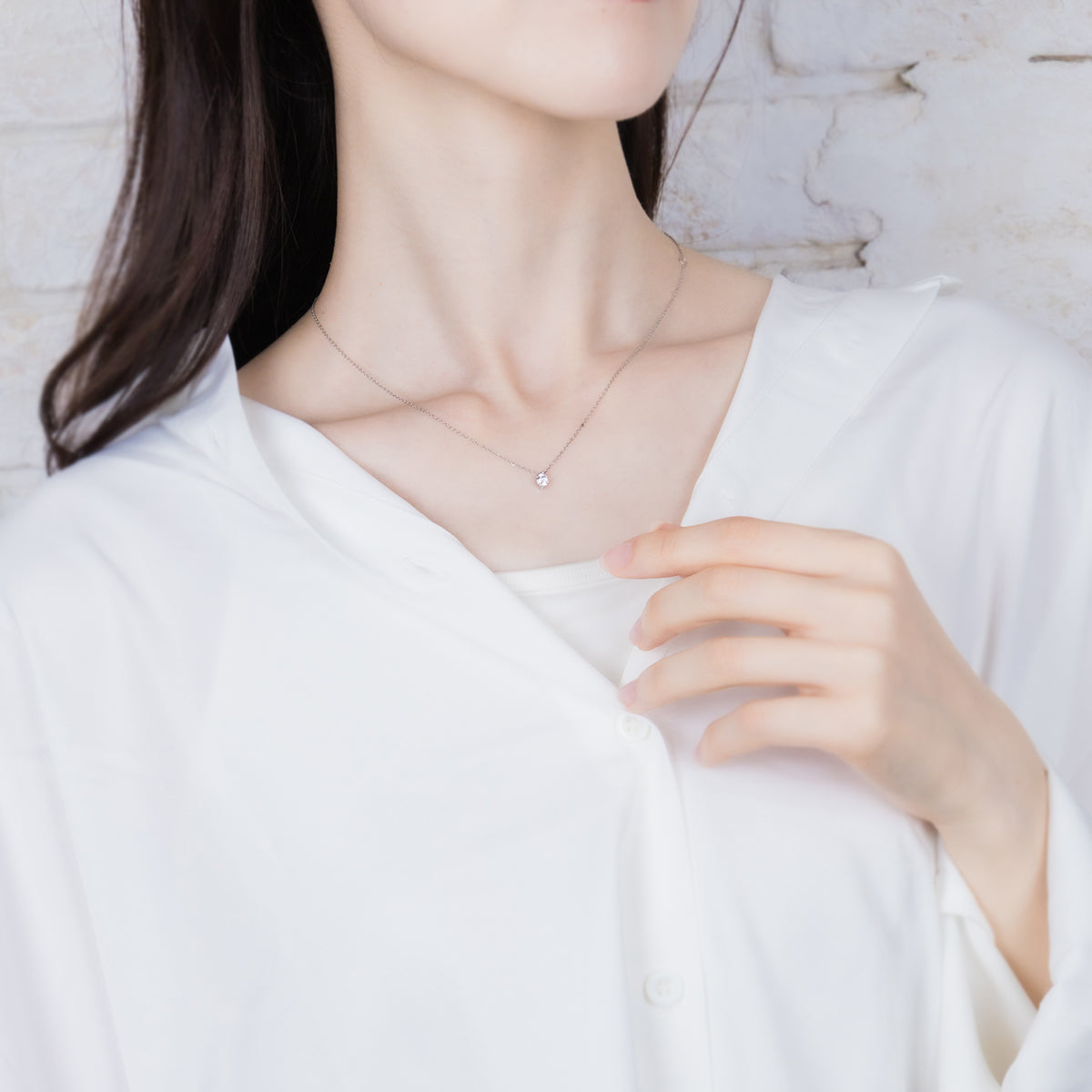 One Stone Necklace