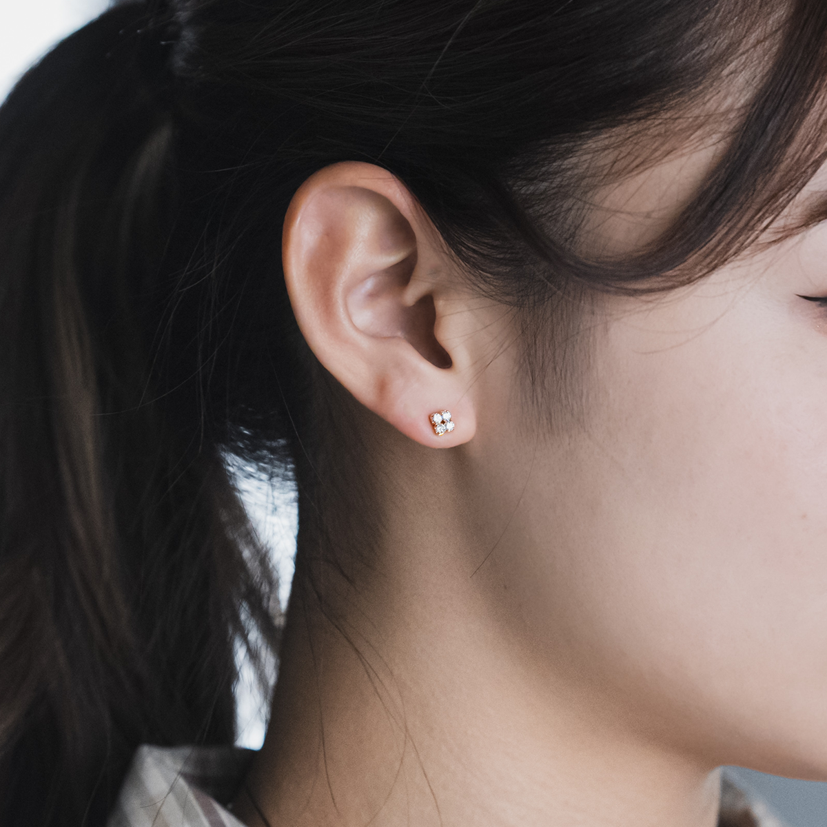 4 Clover Earrings (for both ears)