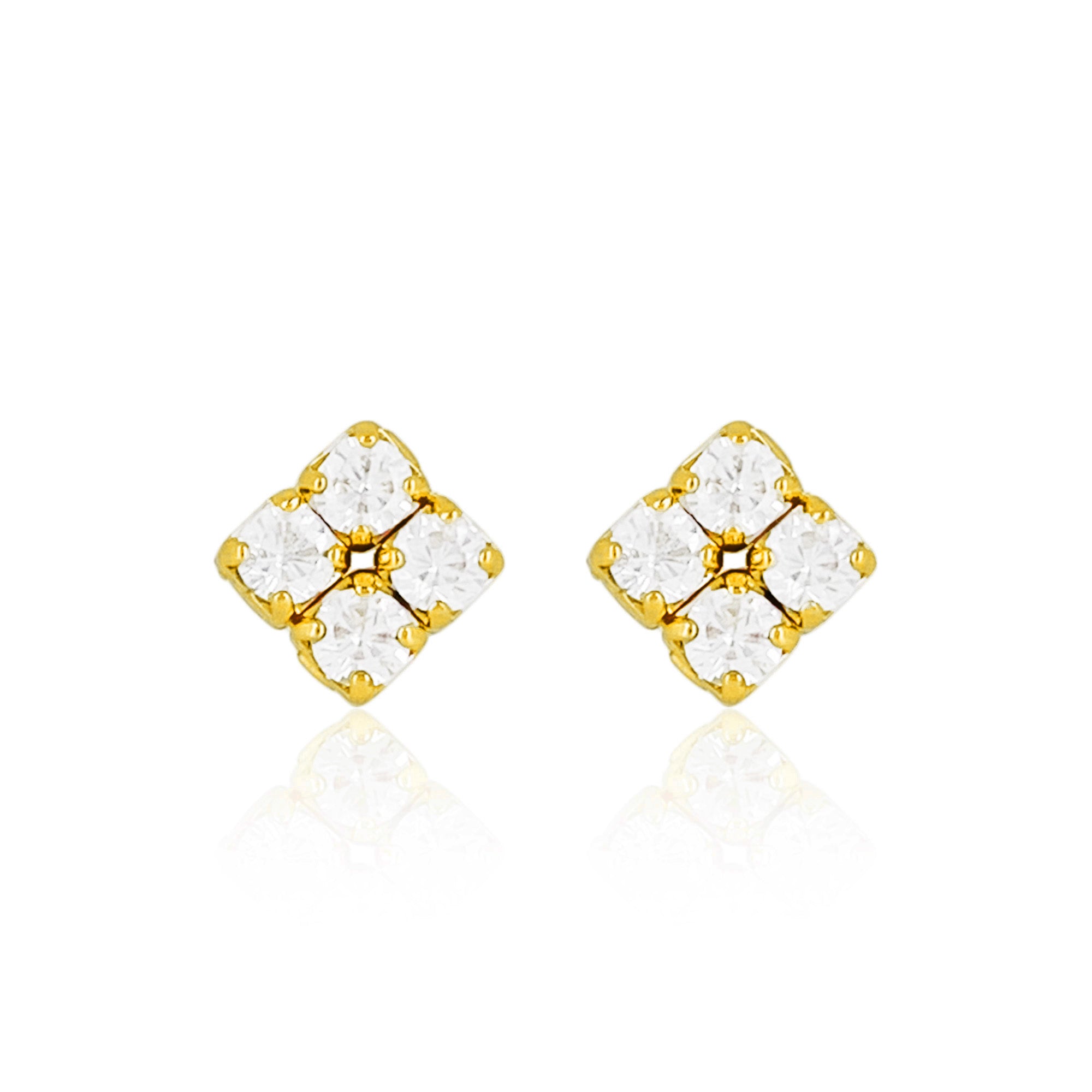 4 Clover Earrings (for both ears)