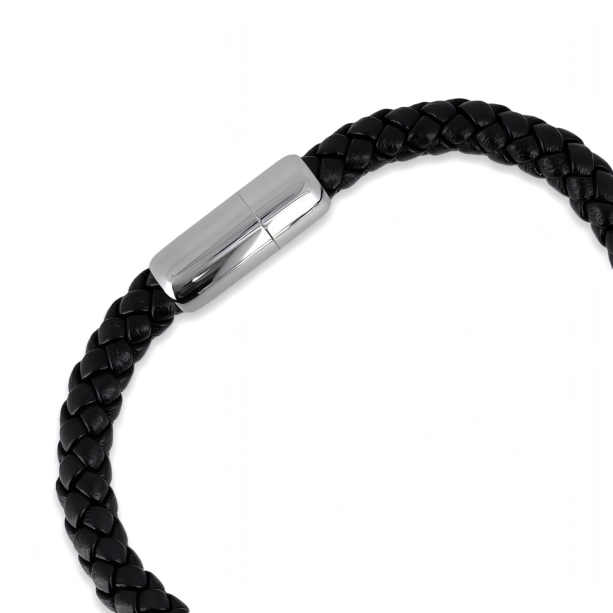 Horseshoe Leather Bracelet (L)
