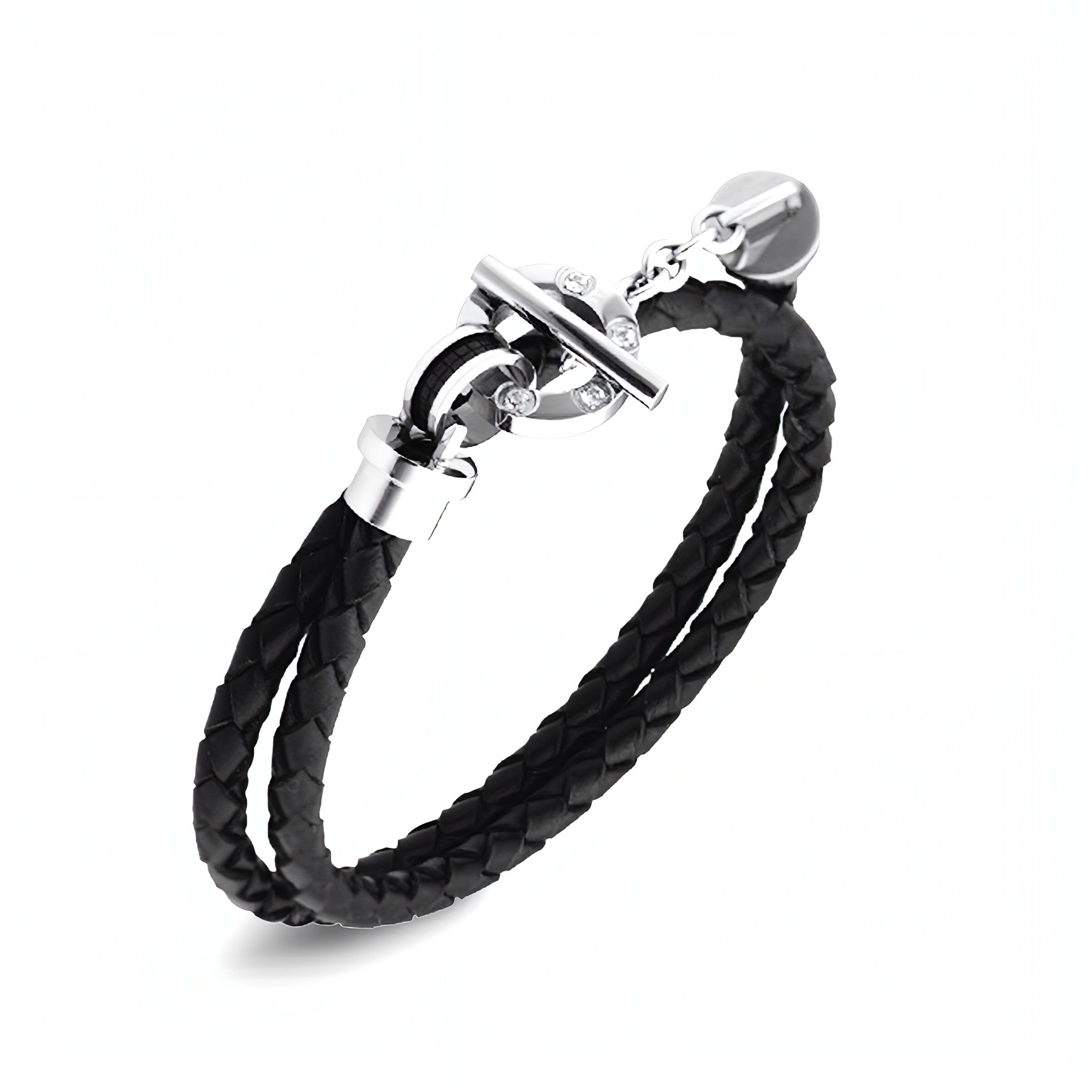 Double Leather Bracelet (L)