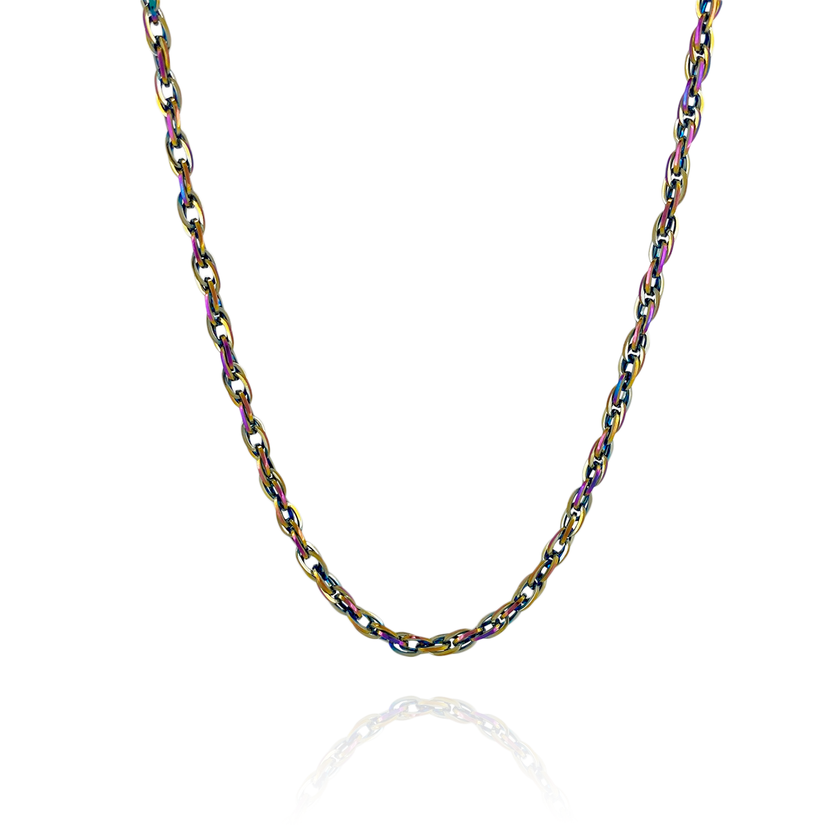 Chain necklace unicorn color