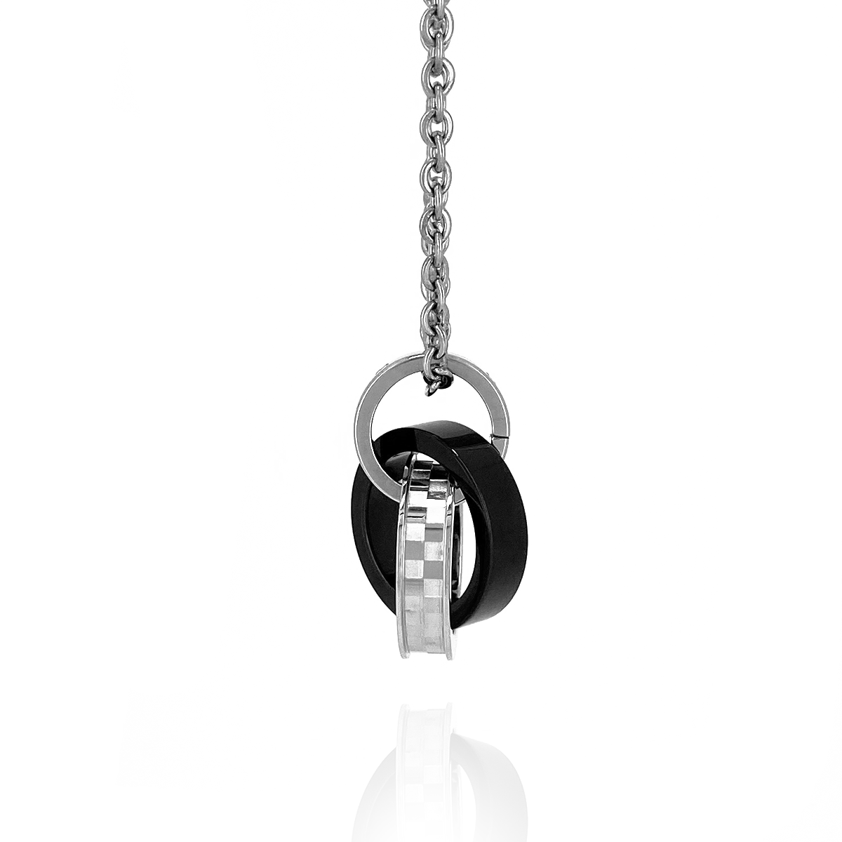 Double Ring Necklace