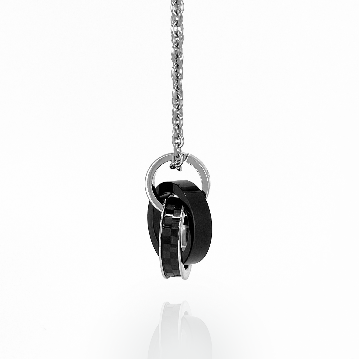 Double Ring Necklace