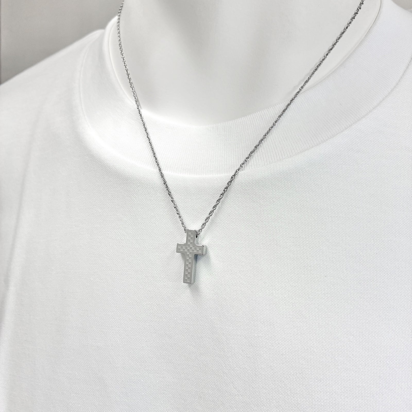 Reversible Cross Necklace