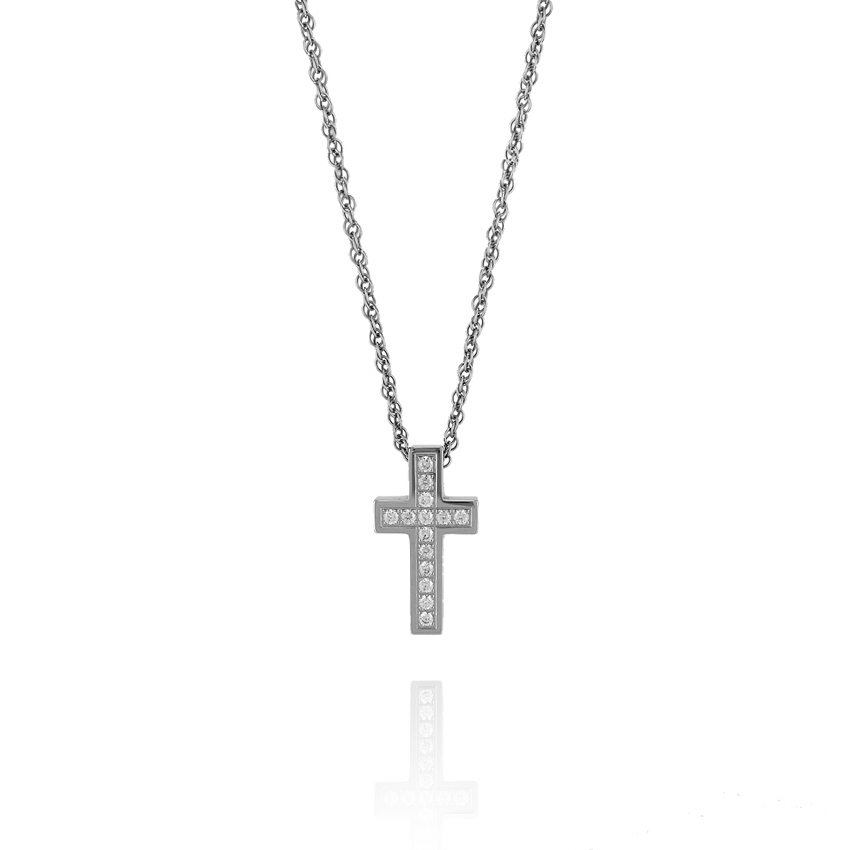 Reversible Cross Necklace