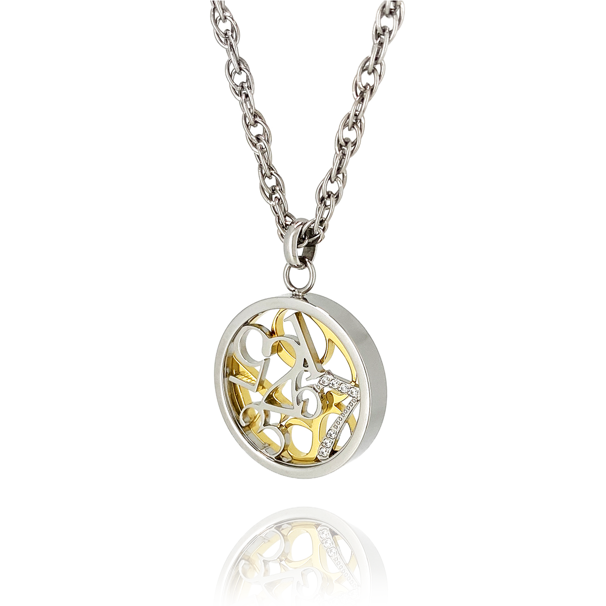 Number Coin Necklace