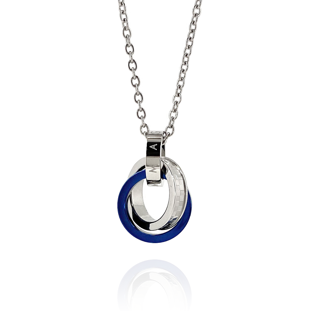 Double Ring Necklace