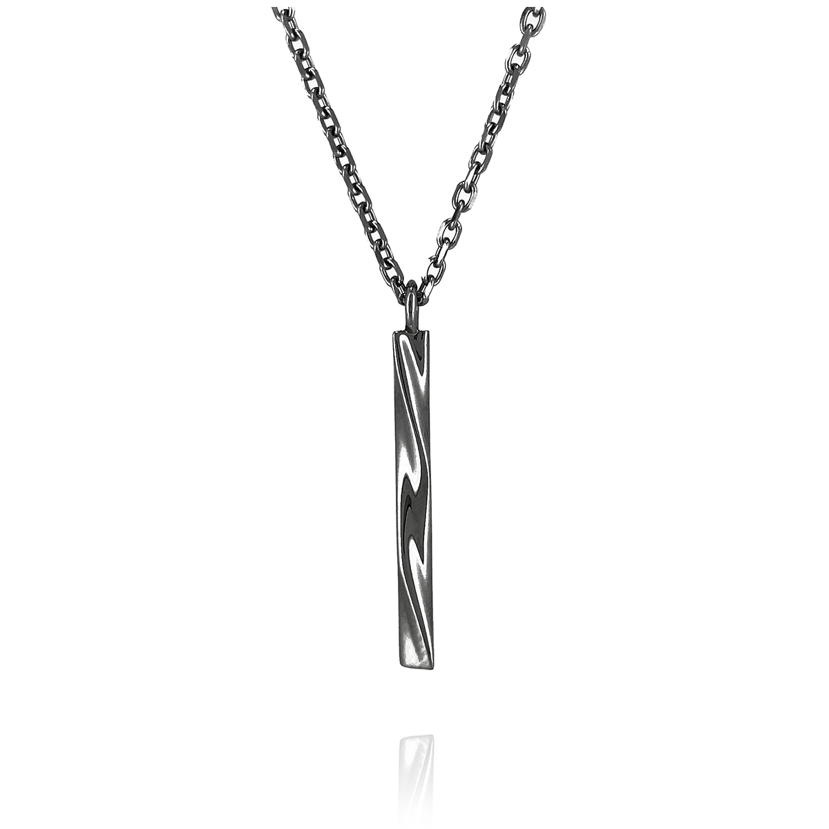Wave Twist Bar Necklace
