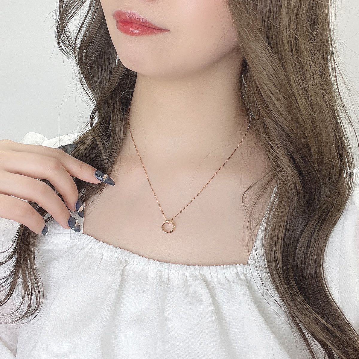 Twisted Ring Necklace