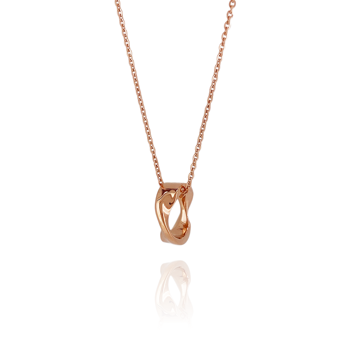Twisted Ring Necklace