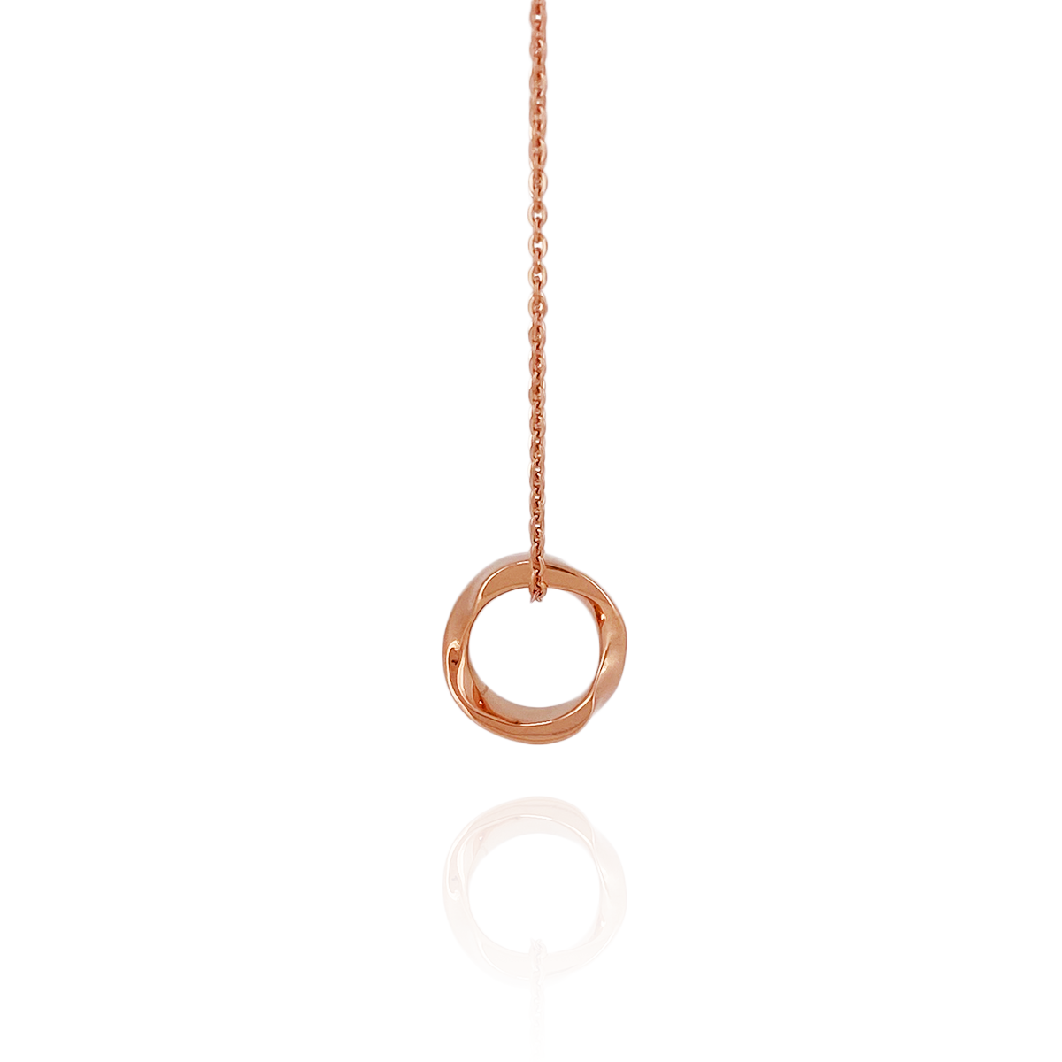 Twisted Ring Necklace