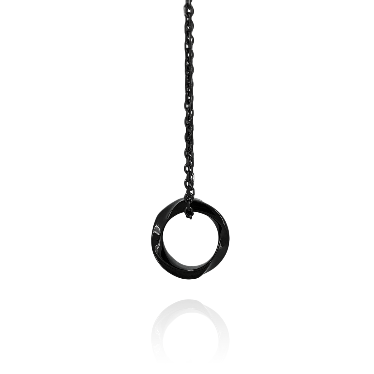 Twisted Ring Necklace