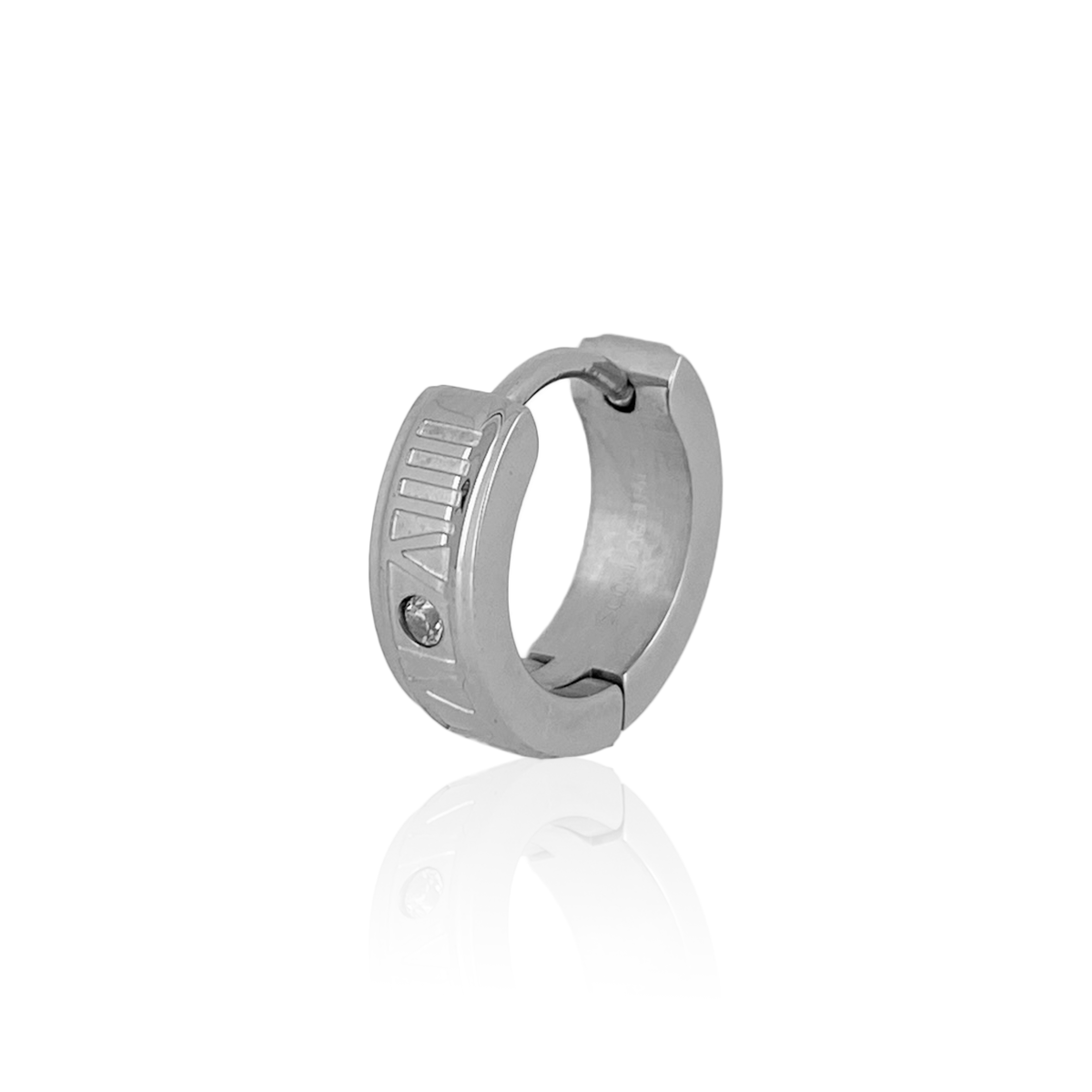 Number Hoop Earrings