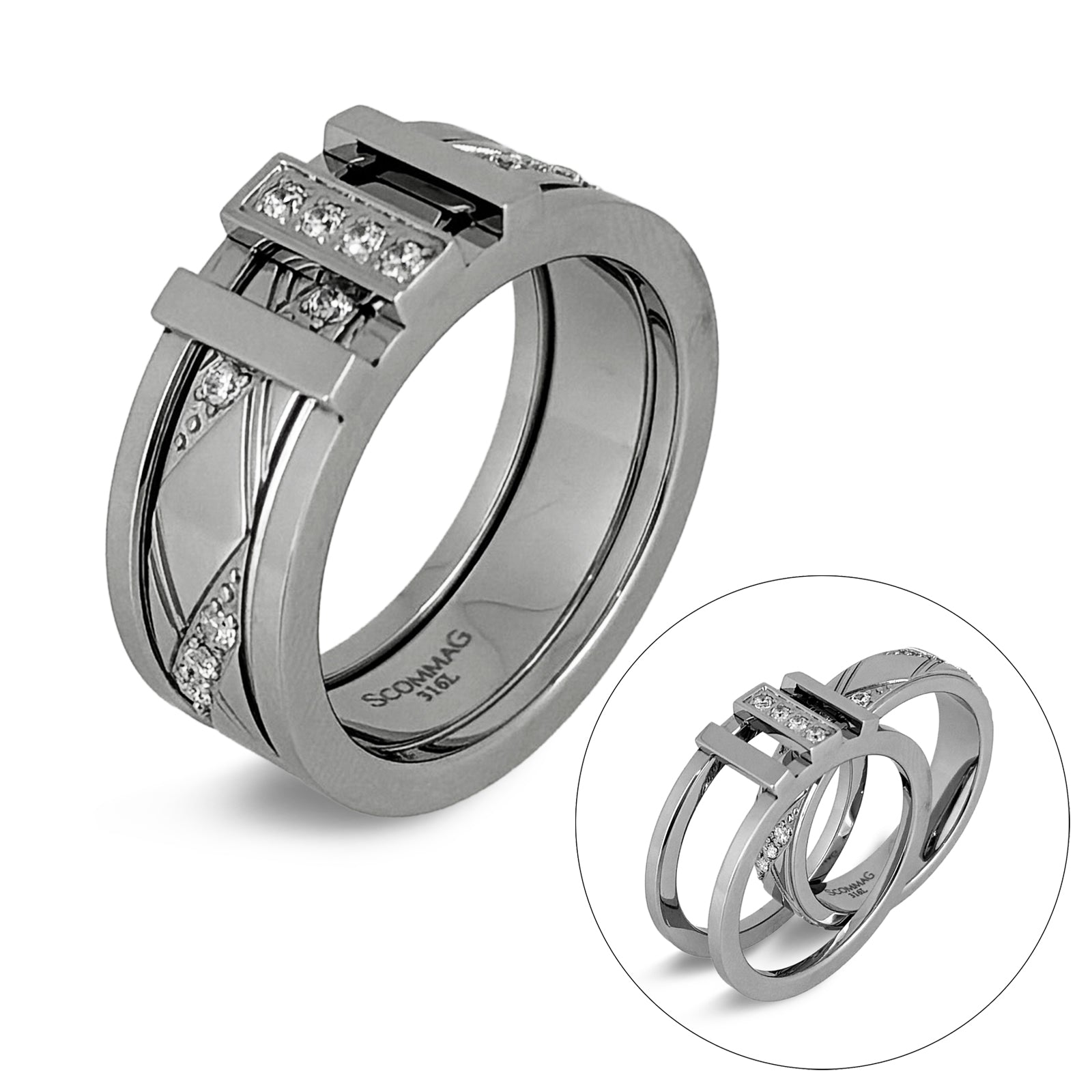 Inside-out ring