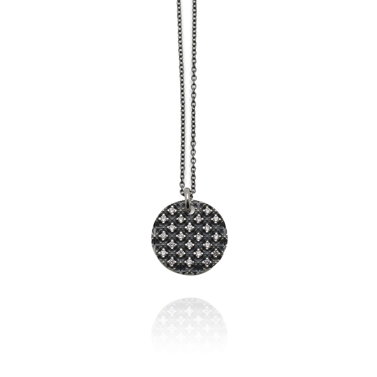 TRIPLE X STUDS COIN PENDANT