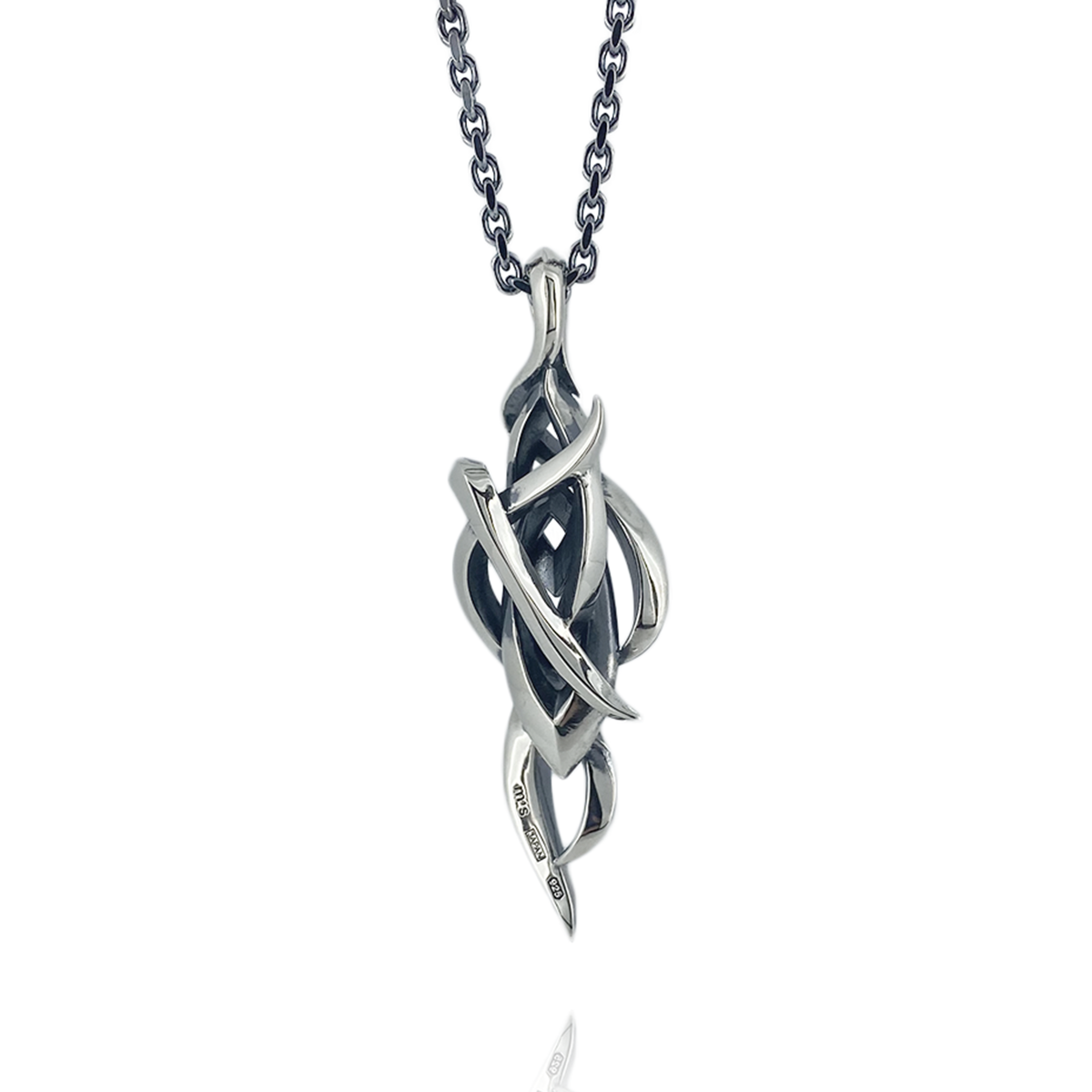 TENTACLES EDITION SHARP DOBLE RING PENDANT