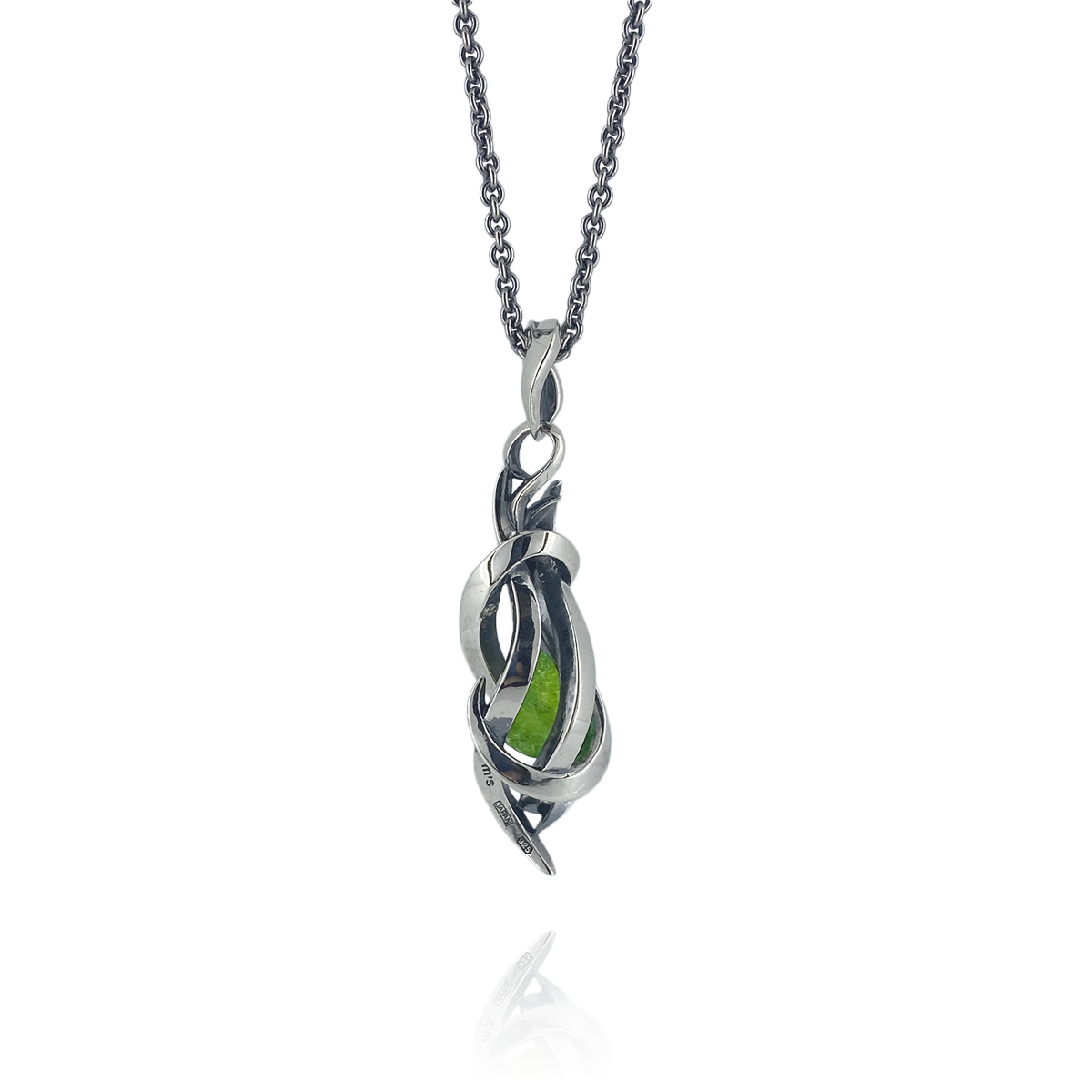 TENTACLES EDITION PENDULUM GEM STONE PENDANT PERIDOT