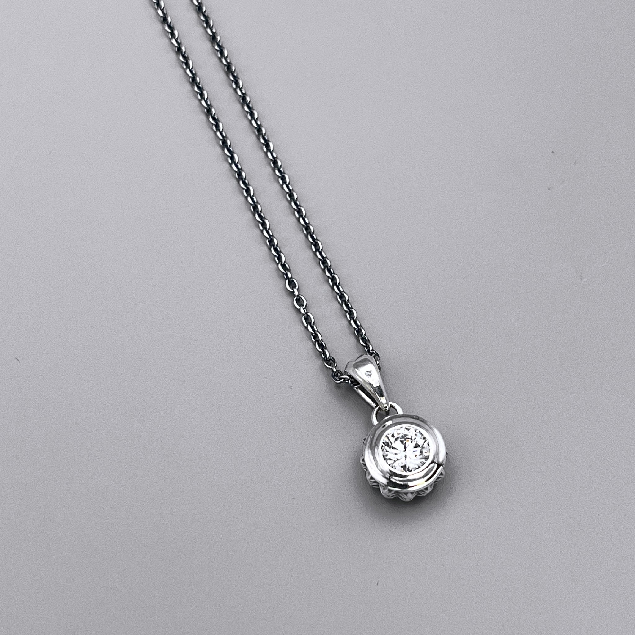 TRIPLE X STUDS SOLITAIRE BIRTHDAY 5mm STONE PENDANT