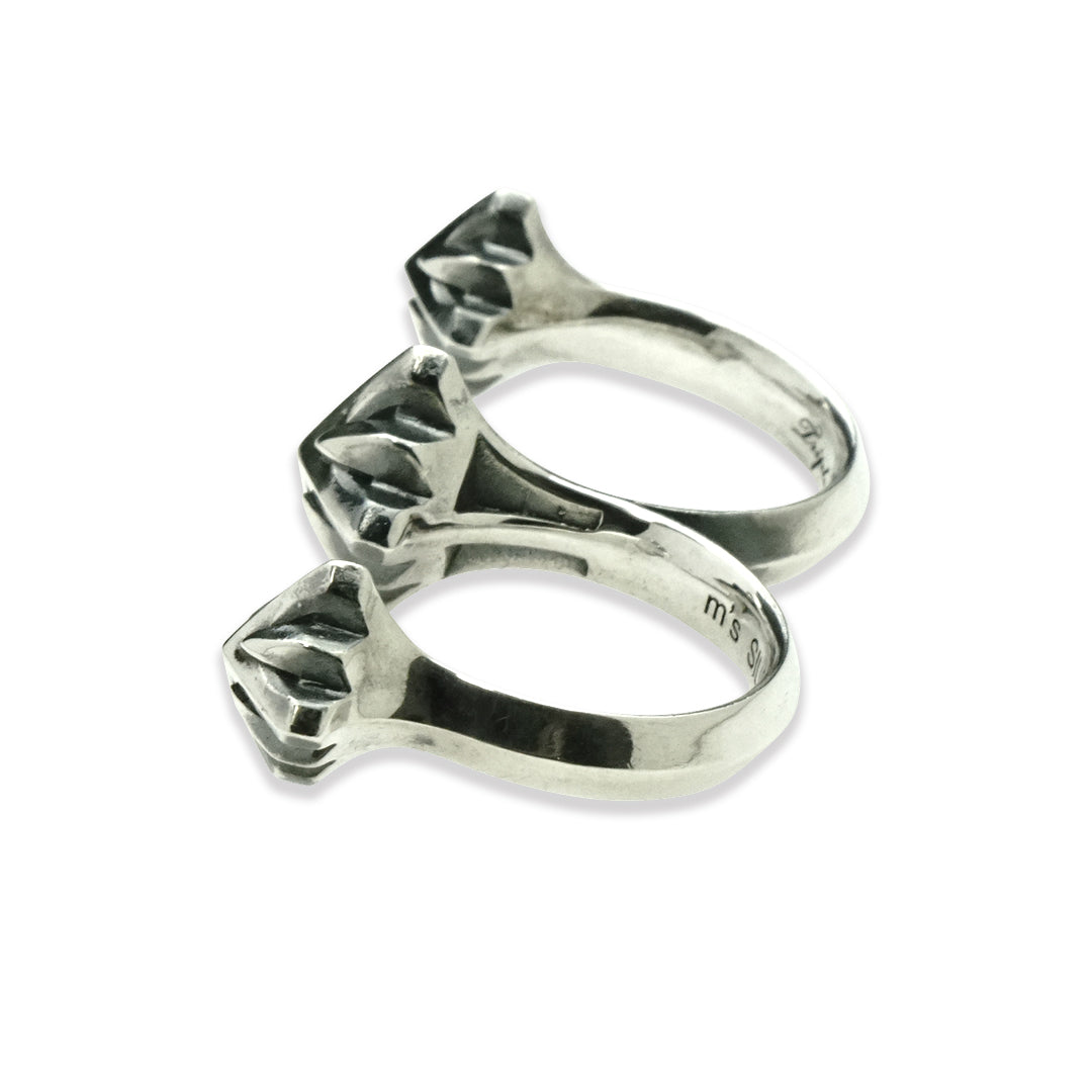TRIPLE X 3 STUDS DOUBLE RING