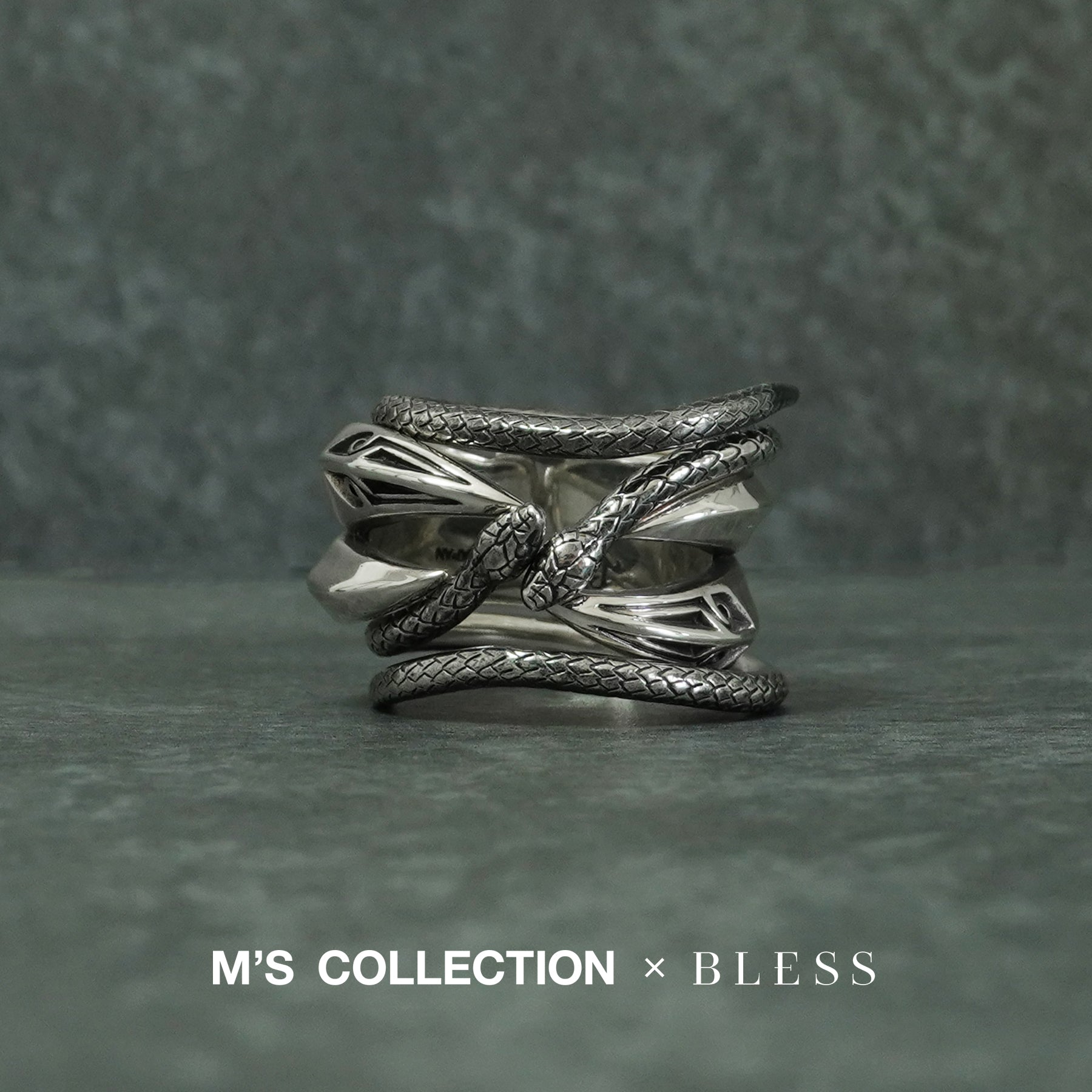 Tentacle Snake Triple Ring