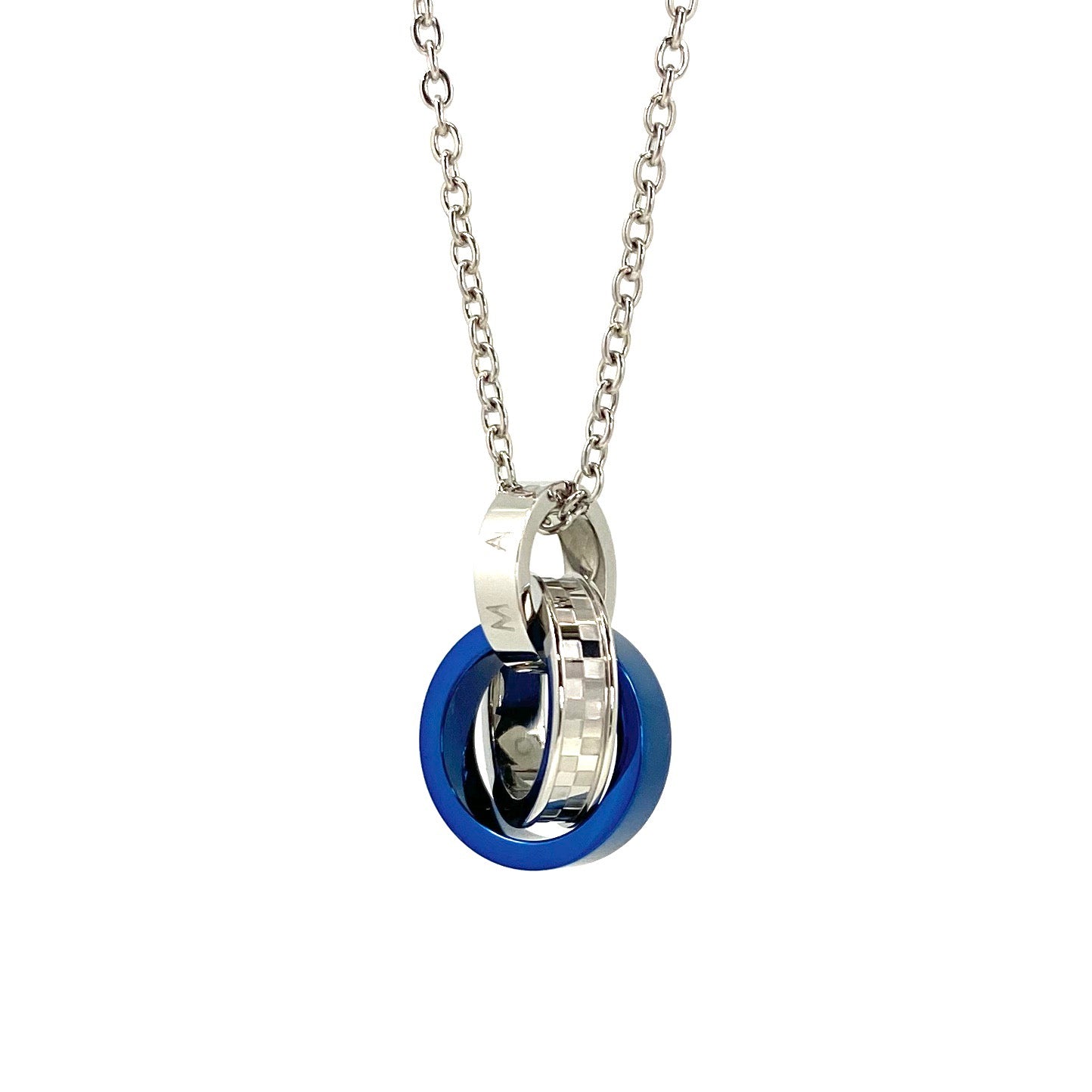 Double Ring Necklace