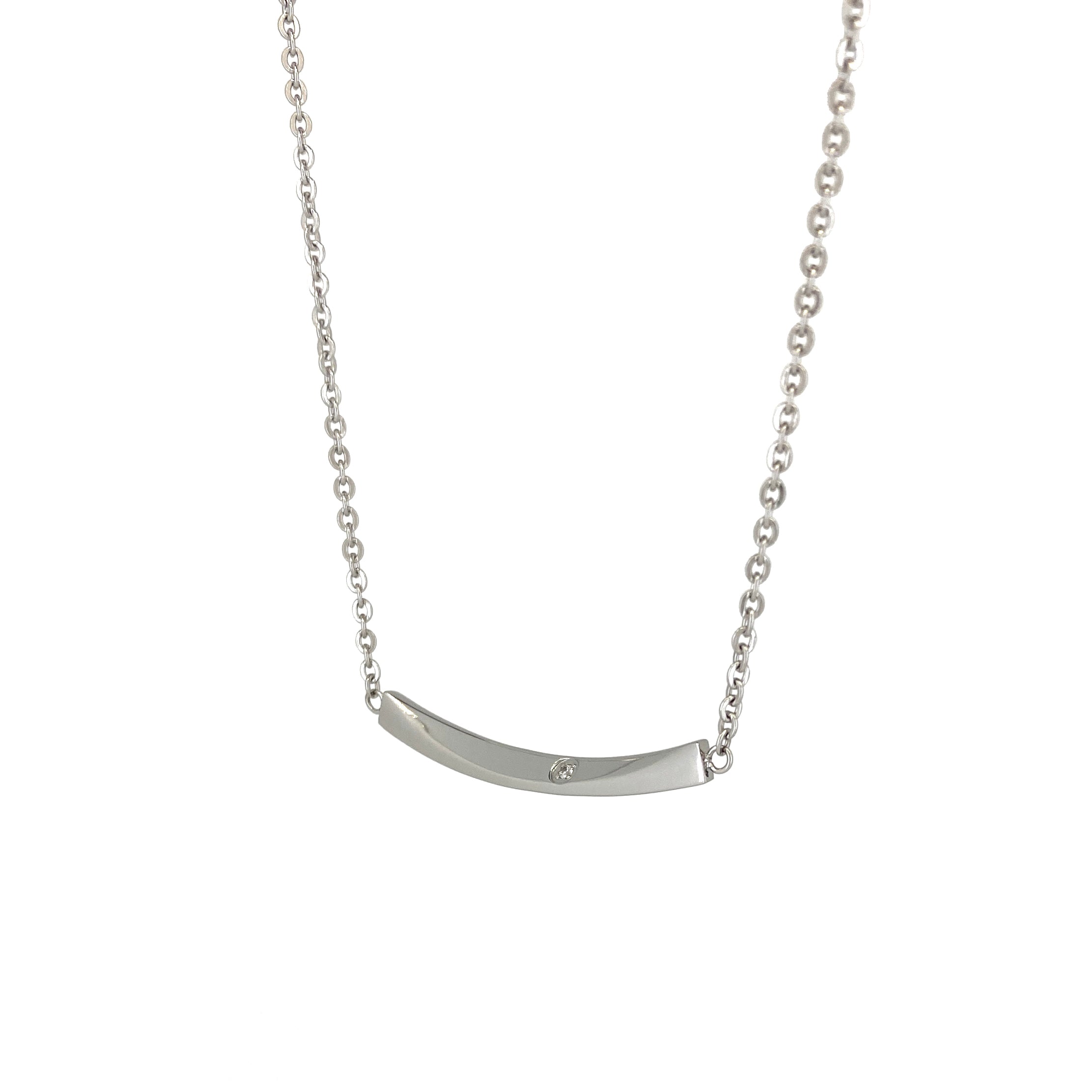 Curved Bar Necklace