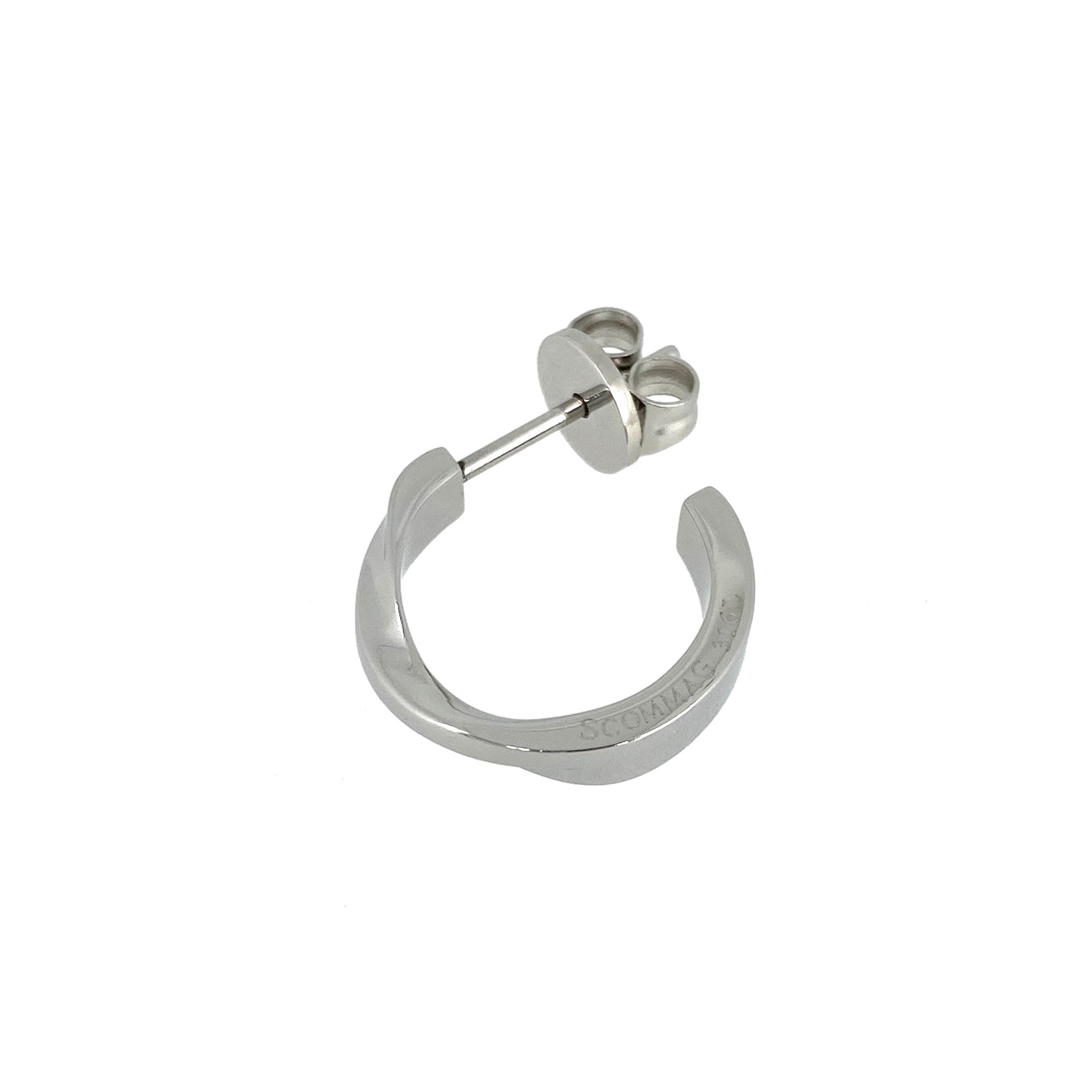 Twisted hoop earrings