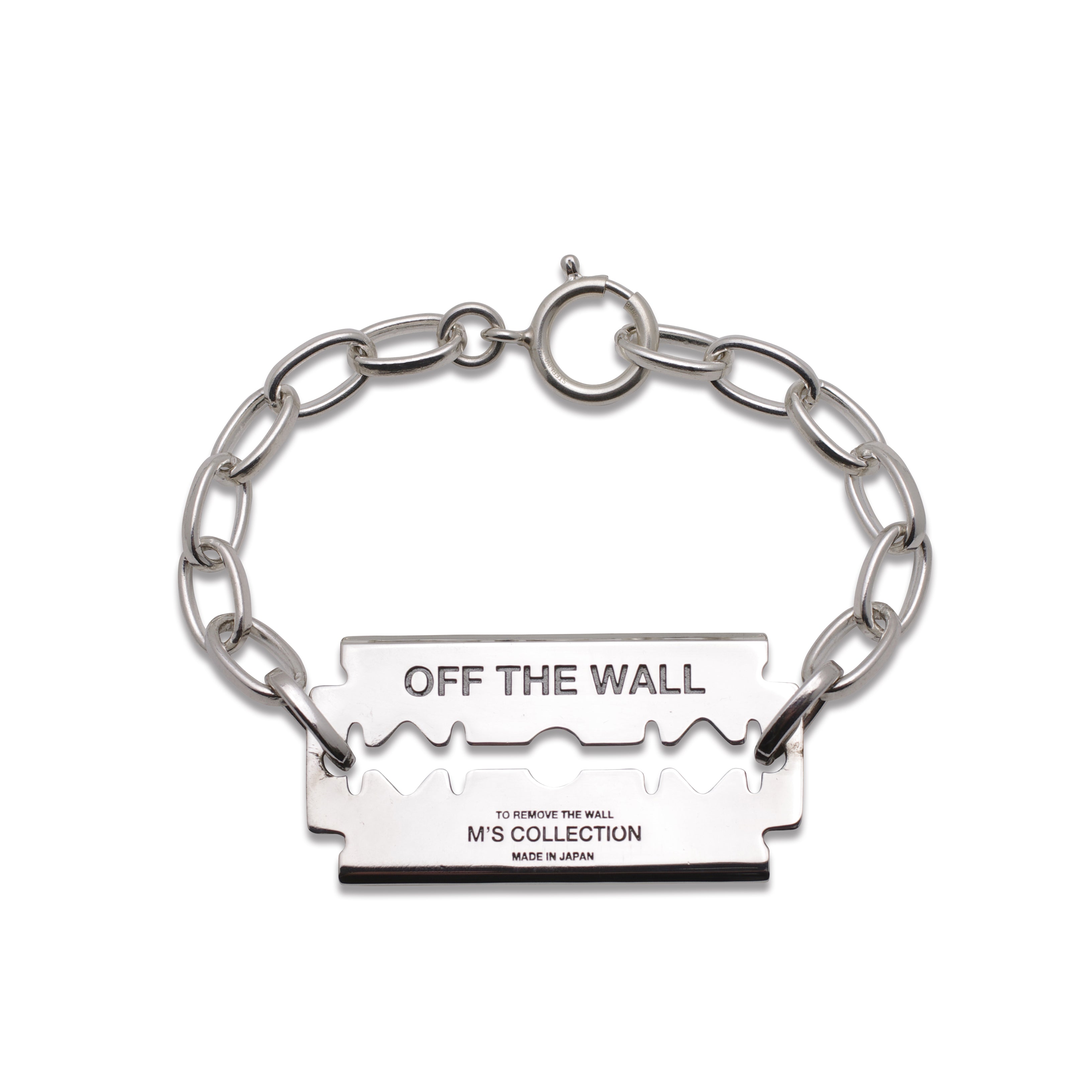 צמיד שרשרת תער OFF THE WALL