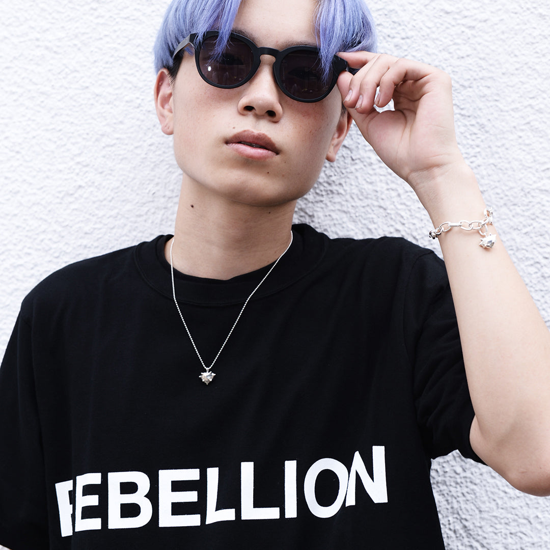 OFF THE WALL REBELLION HEART PENDANT