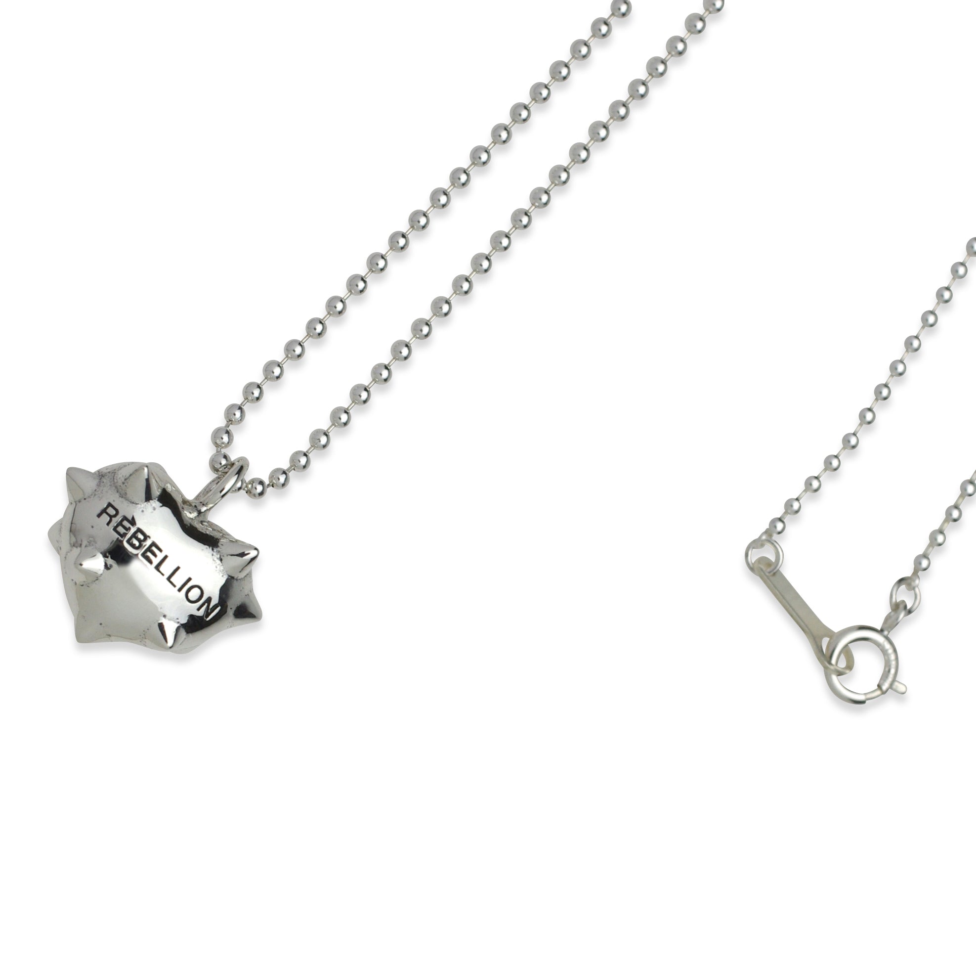 OFF THE WALL REBELLION HEART PENDANT