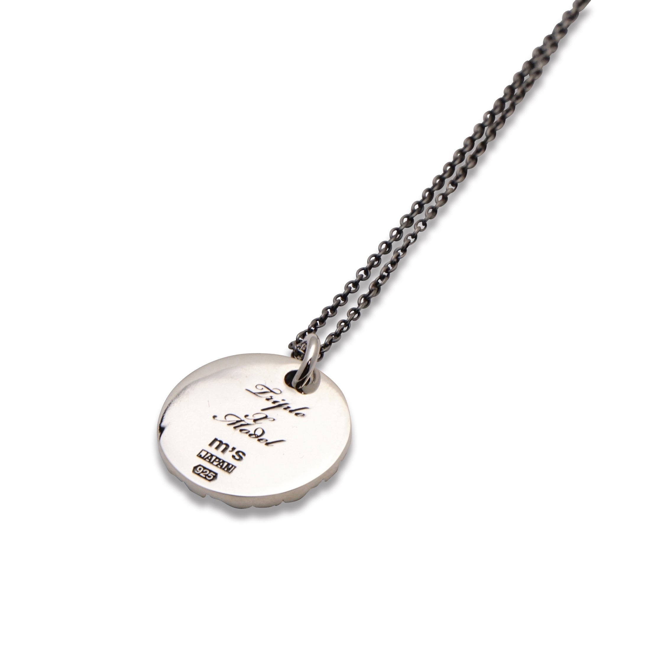 TRIPLE X STUDS COIN PENDANT