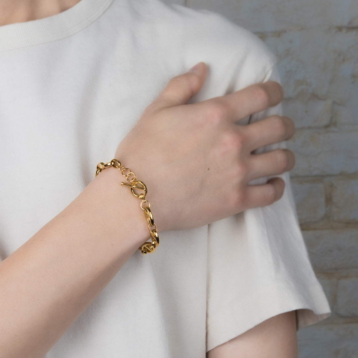 Anchor Chain Bracelet (L)