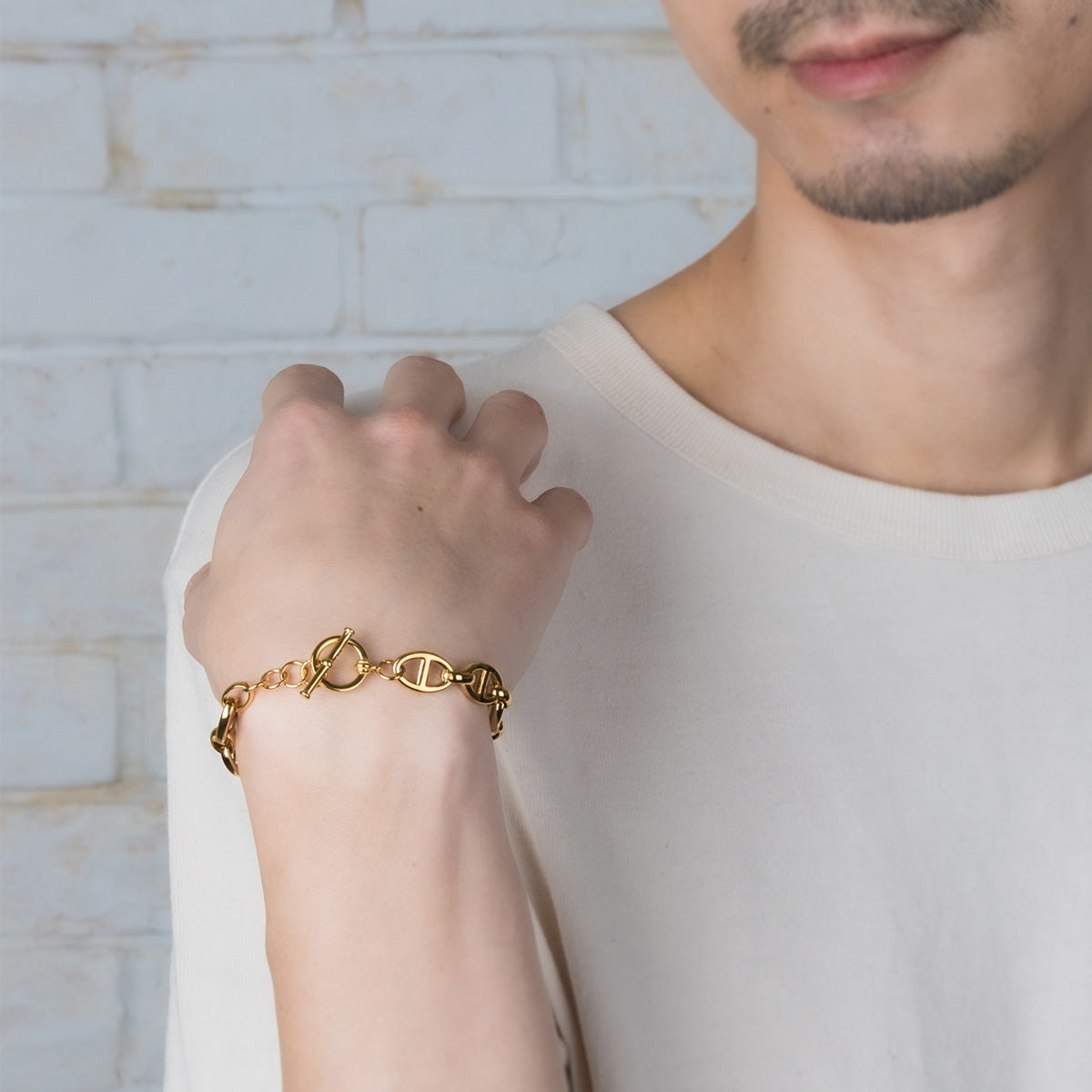 Anchor Chain Bracelet (L)