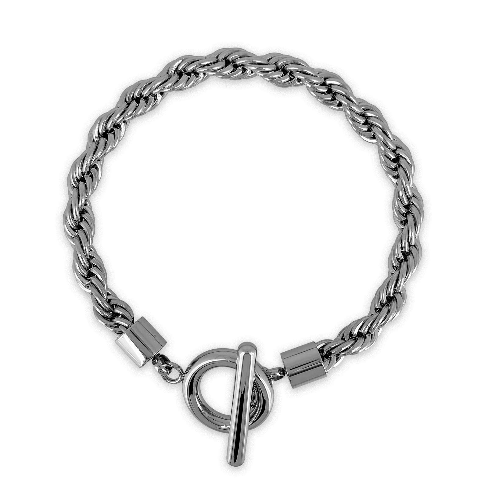 Rope Twist Chain Bracelet (L)