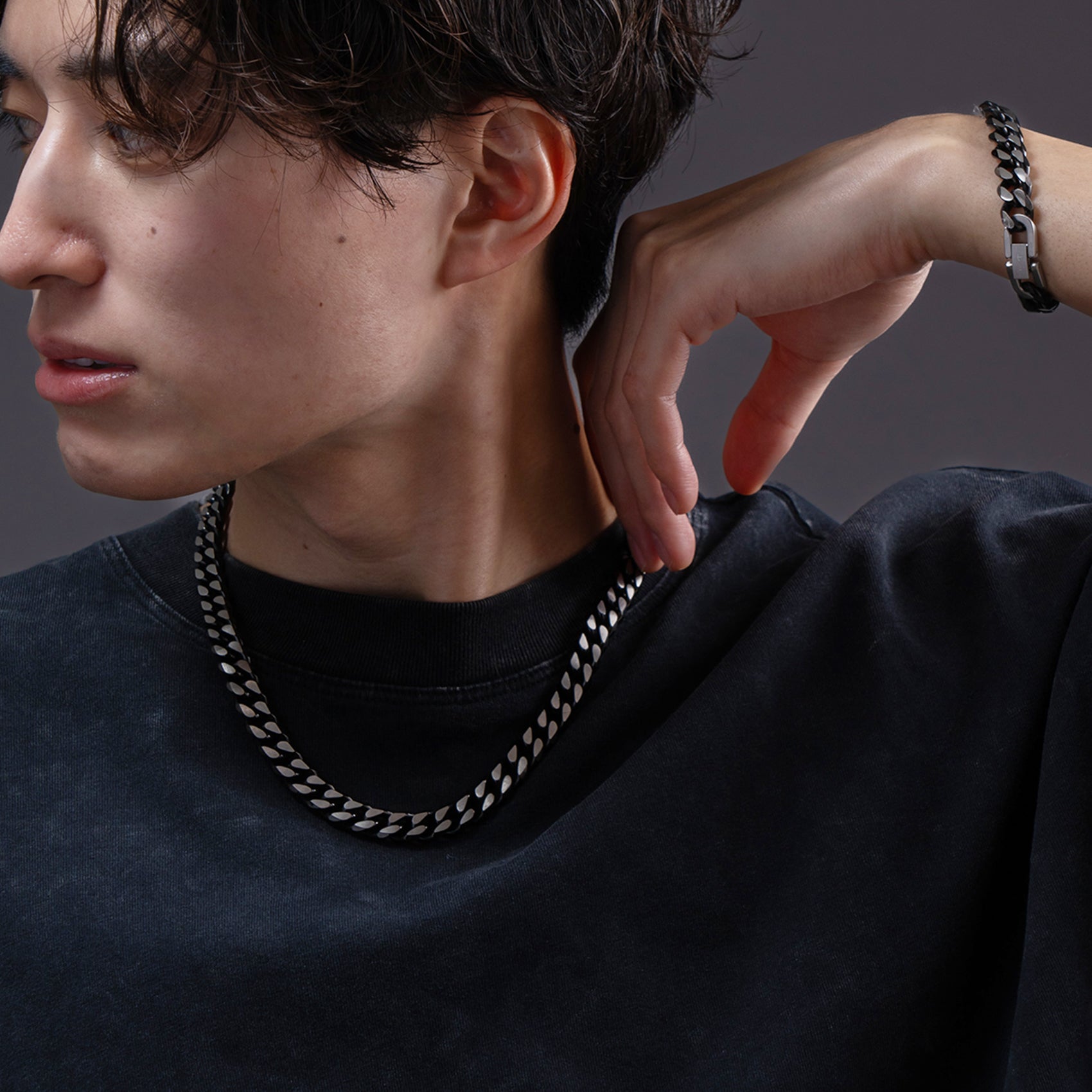 Black Chain Necklace