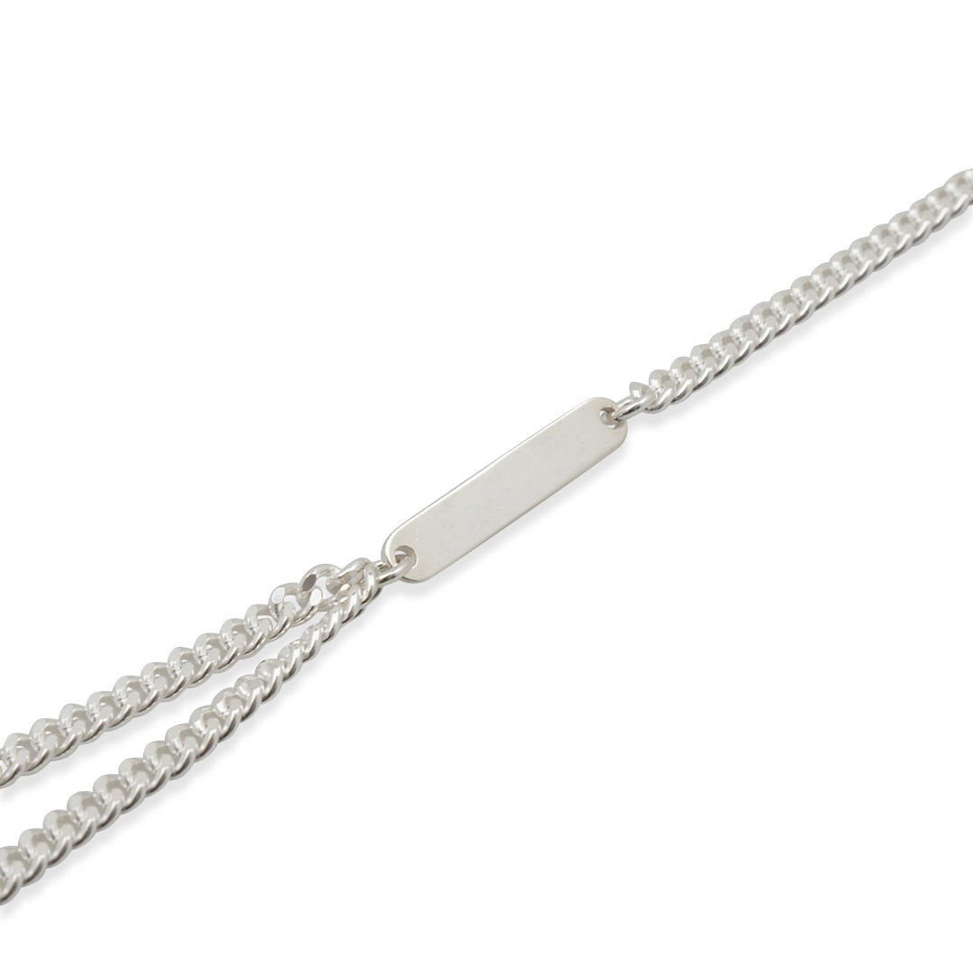 FINE LONG CHAIN NECKLACE DOUBLE