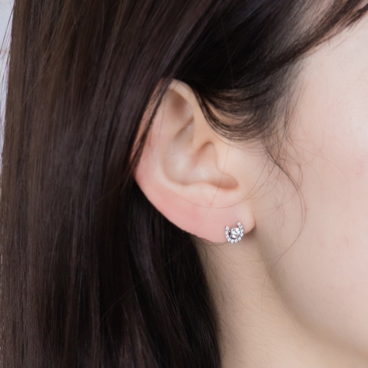 Horseshoe earrings (for both ears)