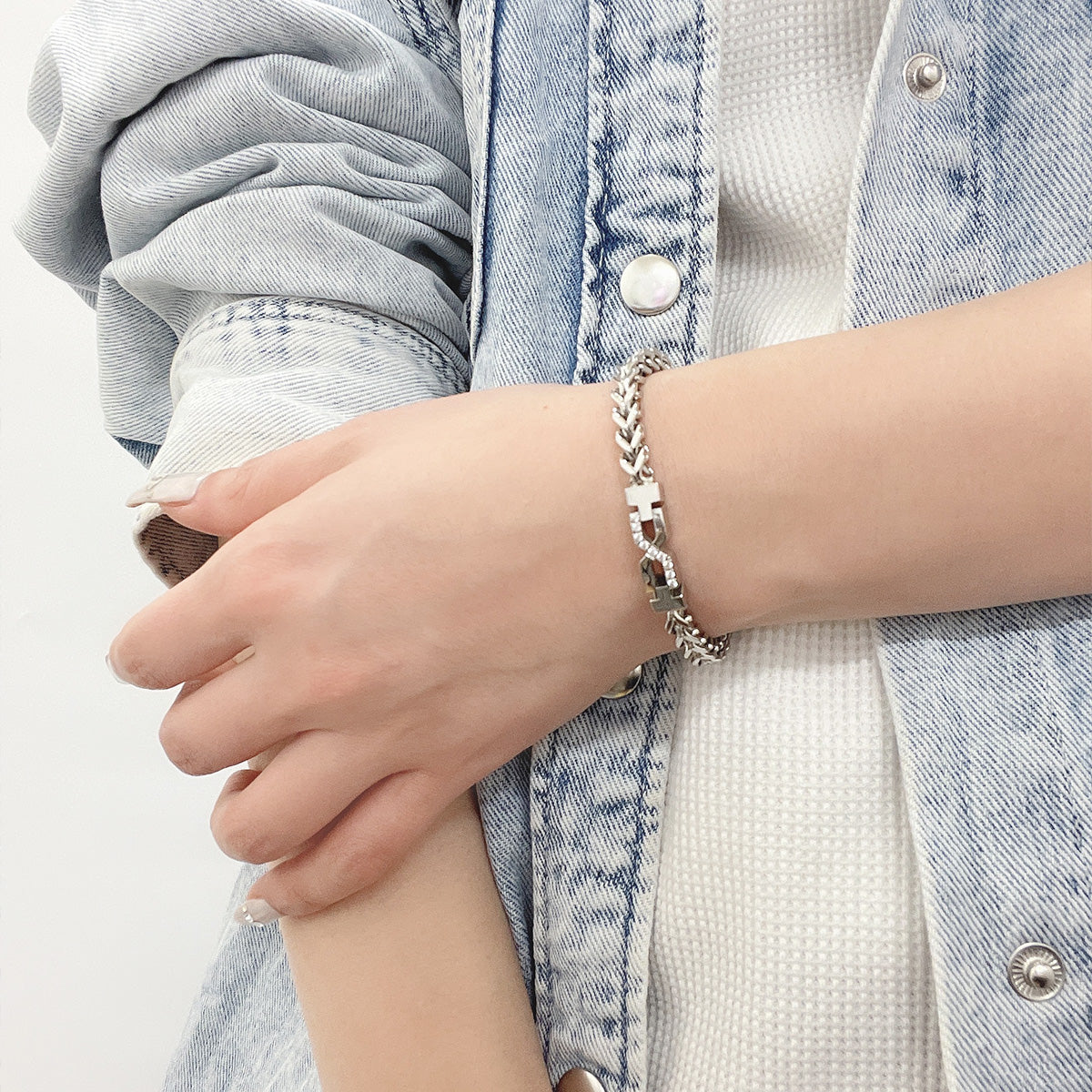 Cross Chain Bracelet (S)