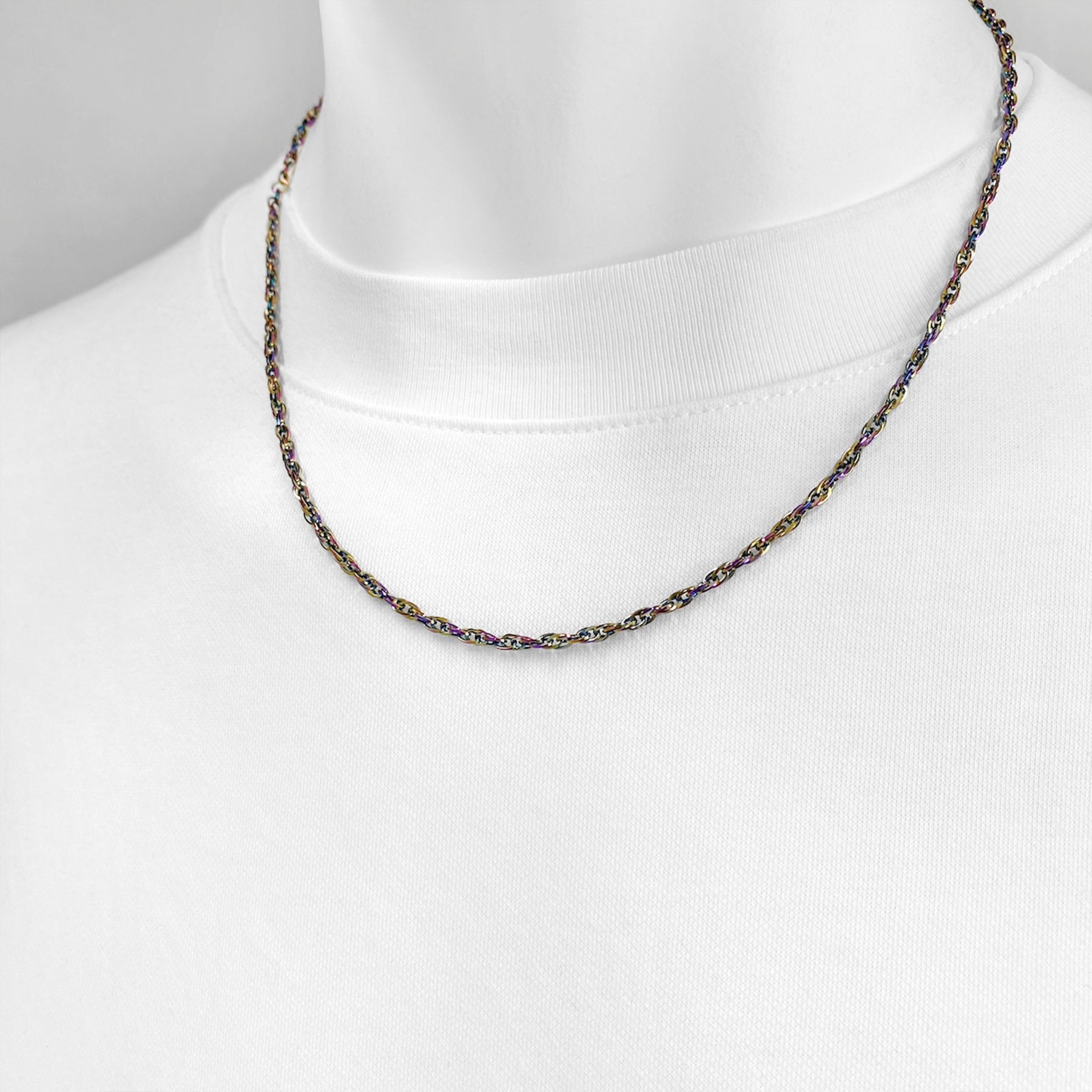 Chain necklace unicorn color