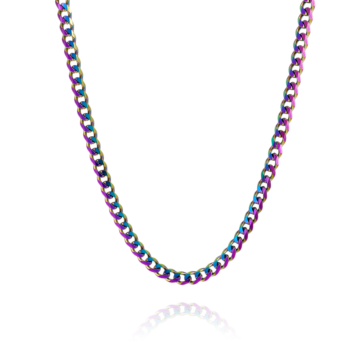 Chain necklace  unicorn color