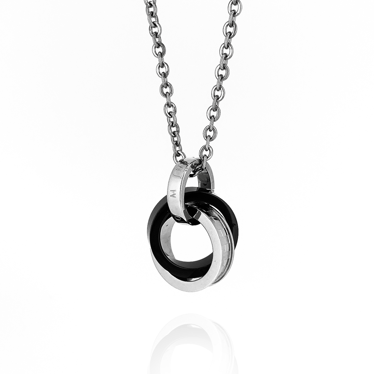 Double Ring Necklace